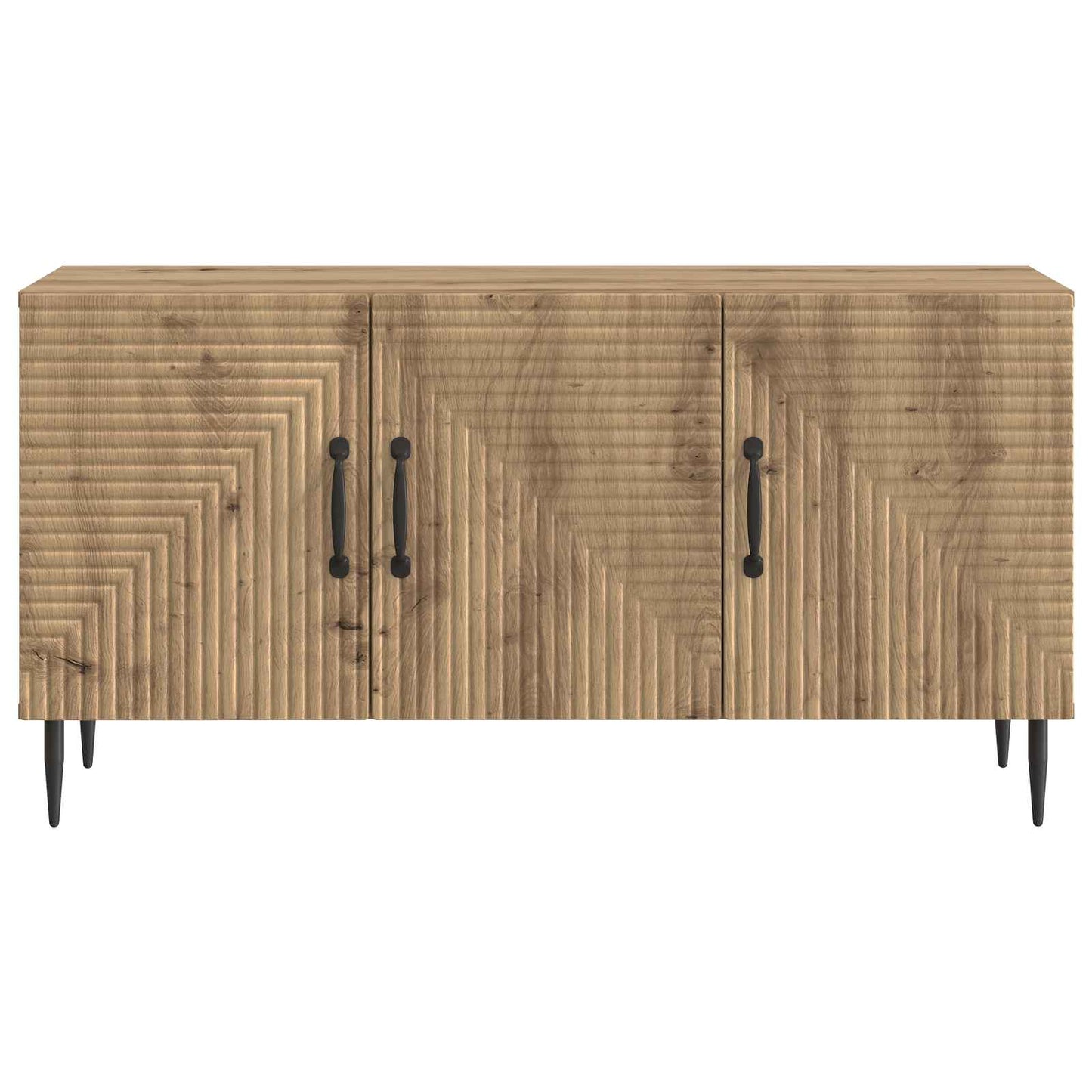 TV szekrény 99 x 34,5 x 50 cm Kézműves Tölgy Szerelt Fa