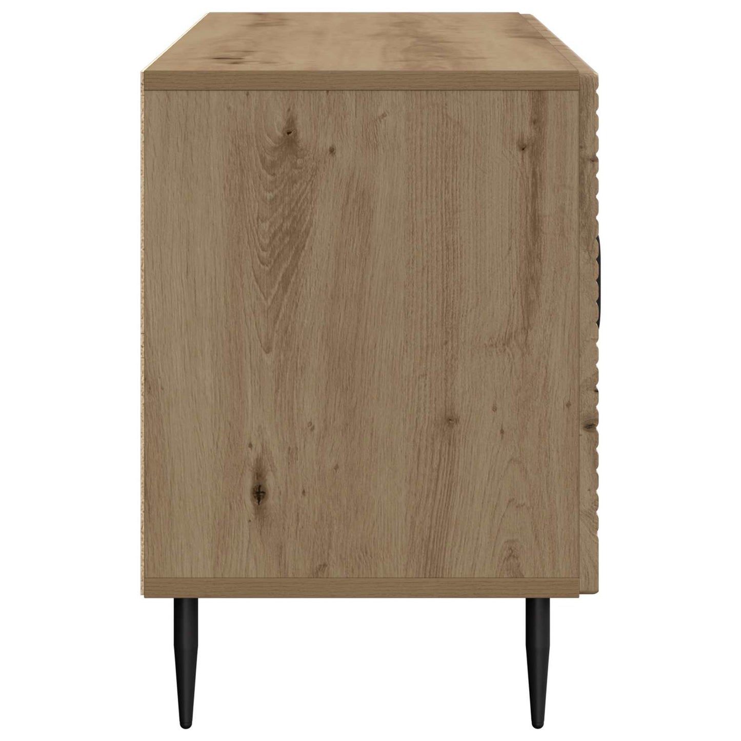 TV szekrény 99 x 34,5 x 50 cm Kézműves Tölgy Szerelt Fa