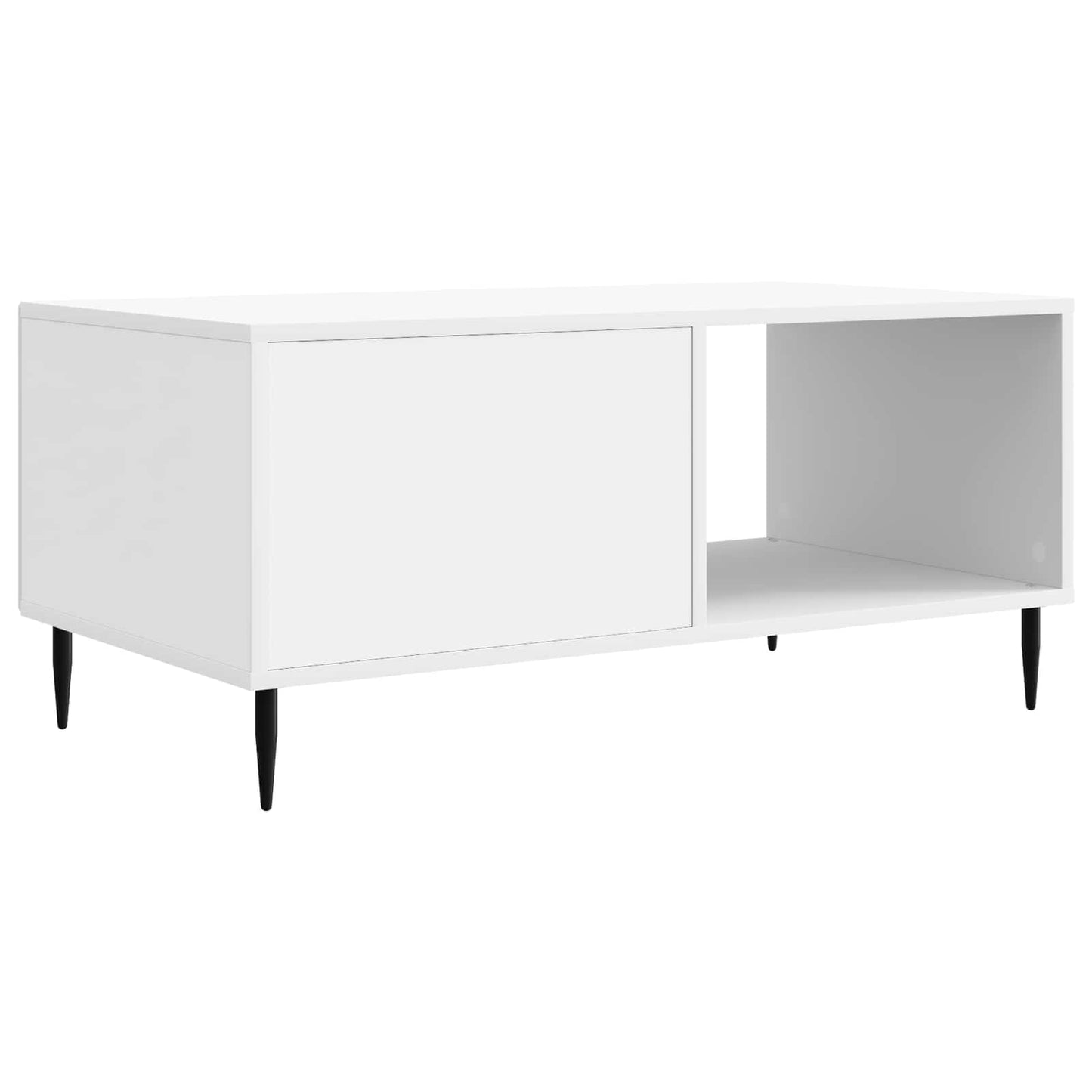 Dohányzóasztal Fehér 90 x 50 x 40 cm Szerelt Fa
