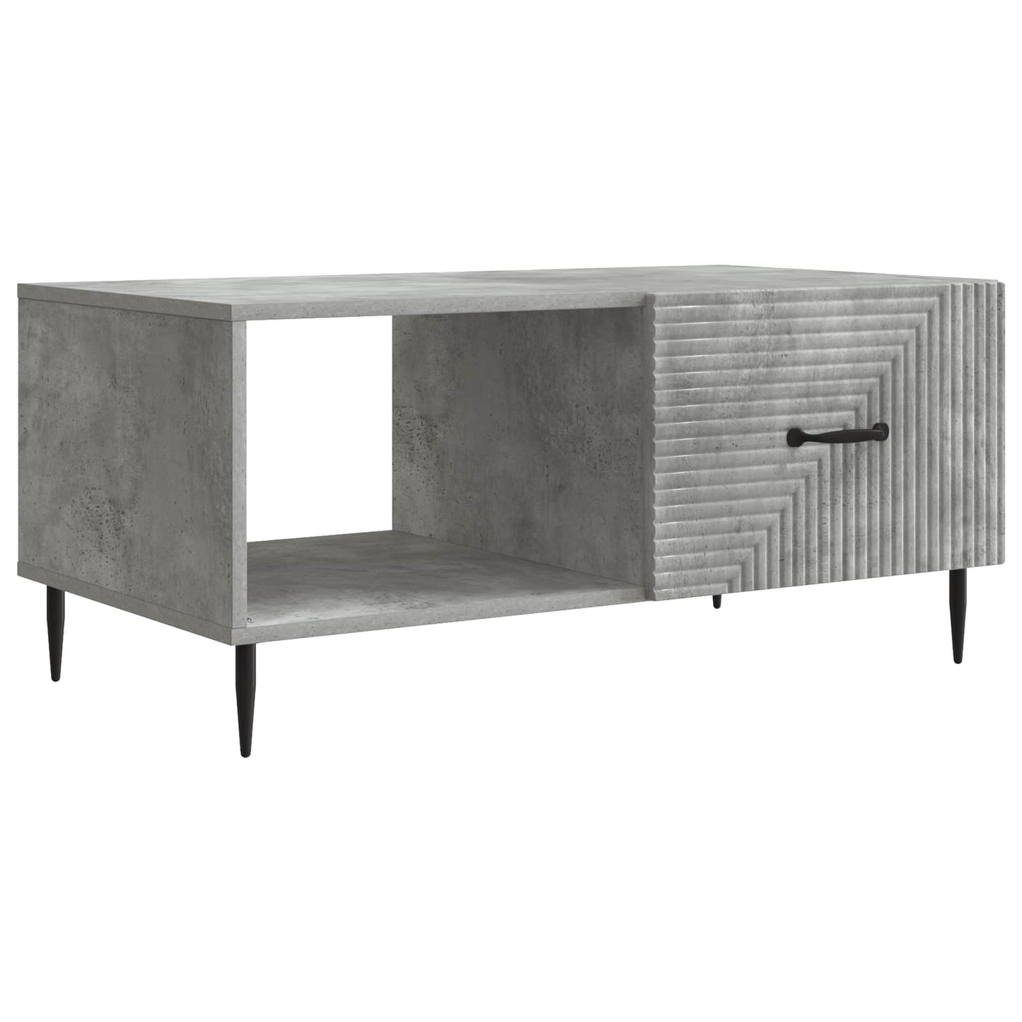 Dohányzóasztal Betonszürke 90 x 50 x 40 cm Szerelt Fa
