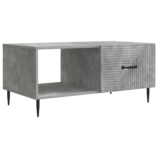 Dohányzóasztal Betonszürke 90 x 50 x 40 cm Szerelt Fa