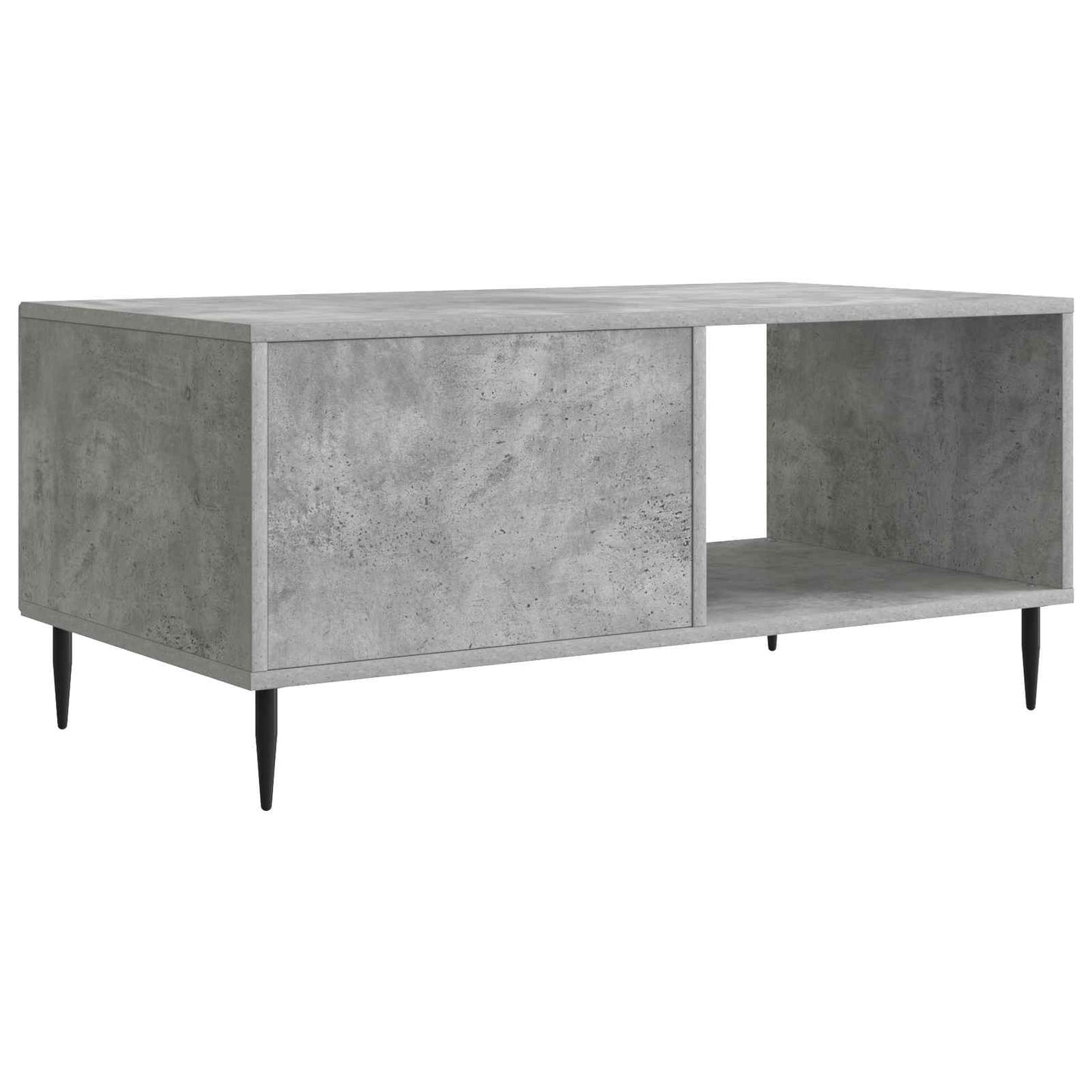Dohányzóasztal Betonszürke 90 x 50 x 40 cm Szerelt Fa