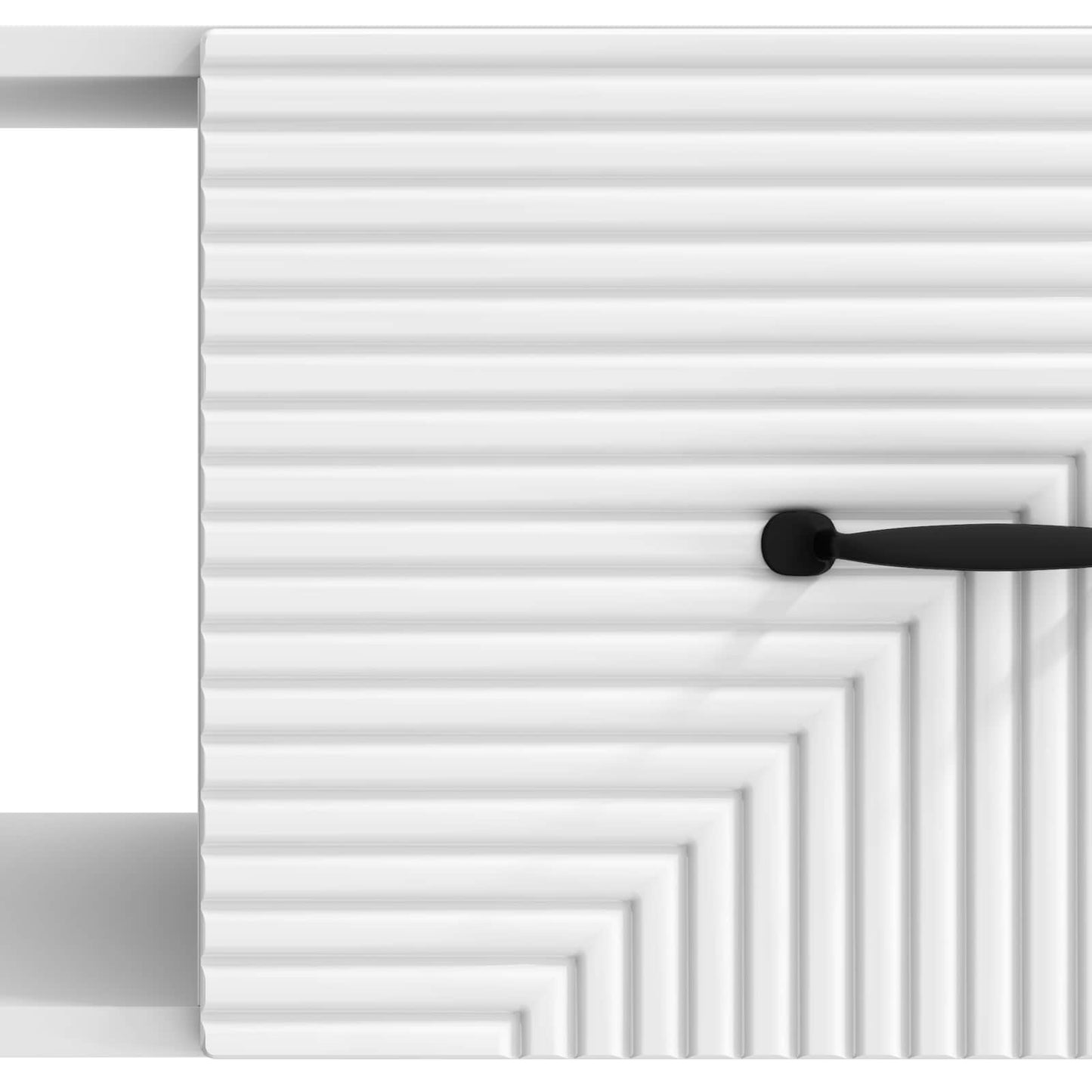Dohányzóasztal Magasfényű Fehér 90 x 50 x 40 cm Szerelt Fa