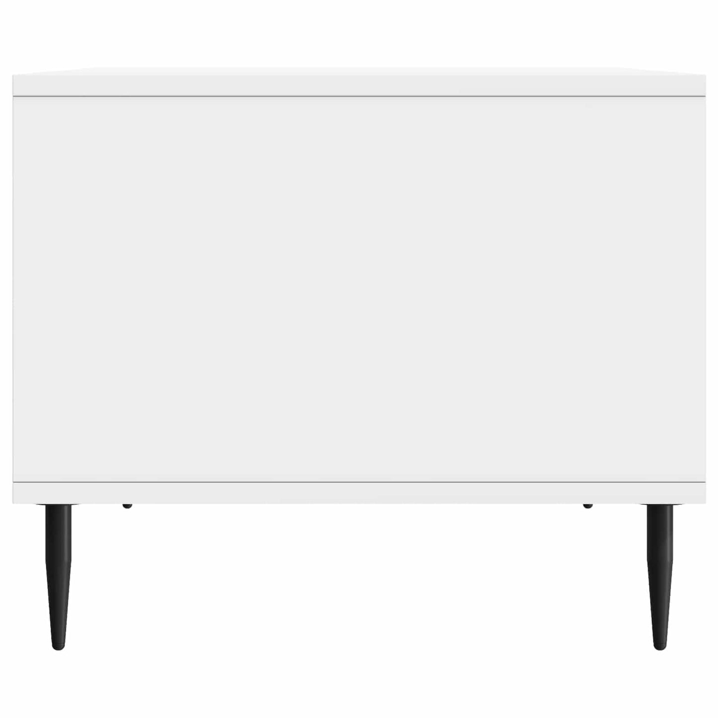 Dohányzóasztal Magasfényű Fehér 90 x 50 x 40 cm Szerelt Fa