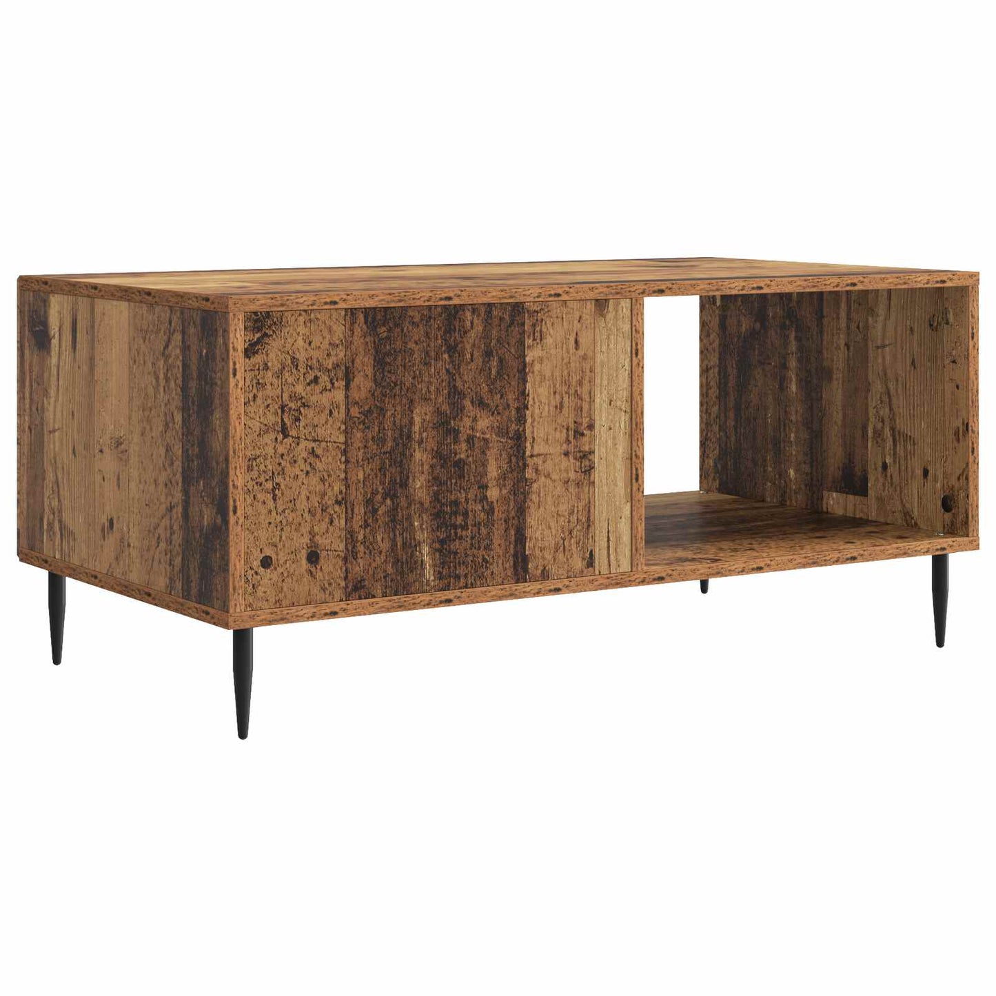 Dohányzóasztal Antik Fa 90 x 50 x 40 cm Szerelt Fa