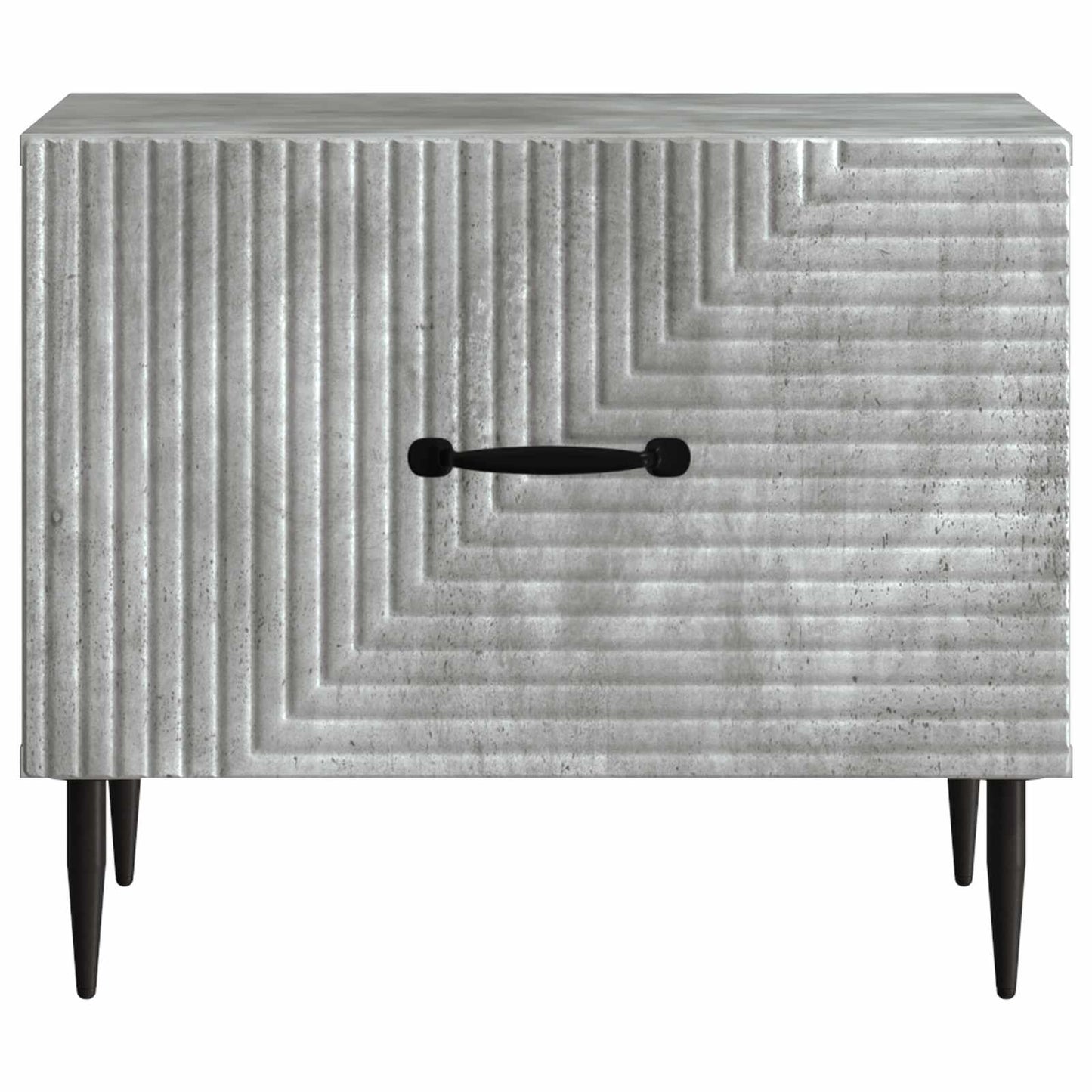 Dohányzóasztal fiókkal Betonszürke 49 x 50 x 40 cm Szerelt Fa