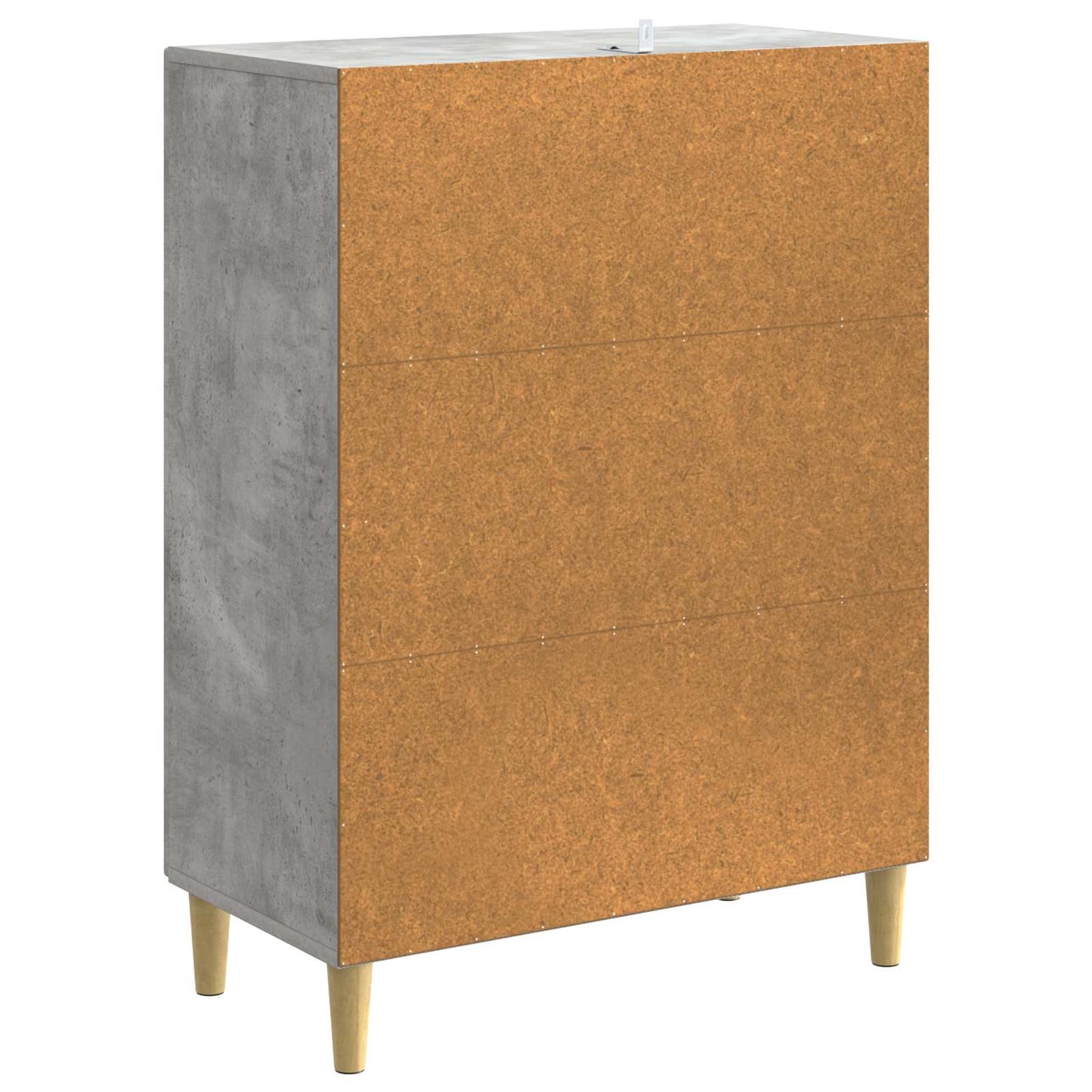 Fiókos szekrény Betonszürke 66 x 34,5 x 90 cm Szerelt Fa