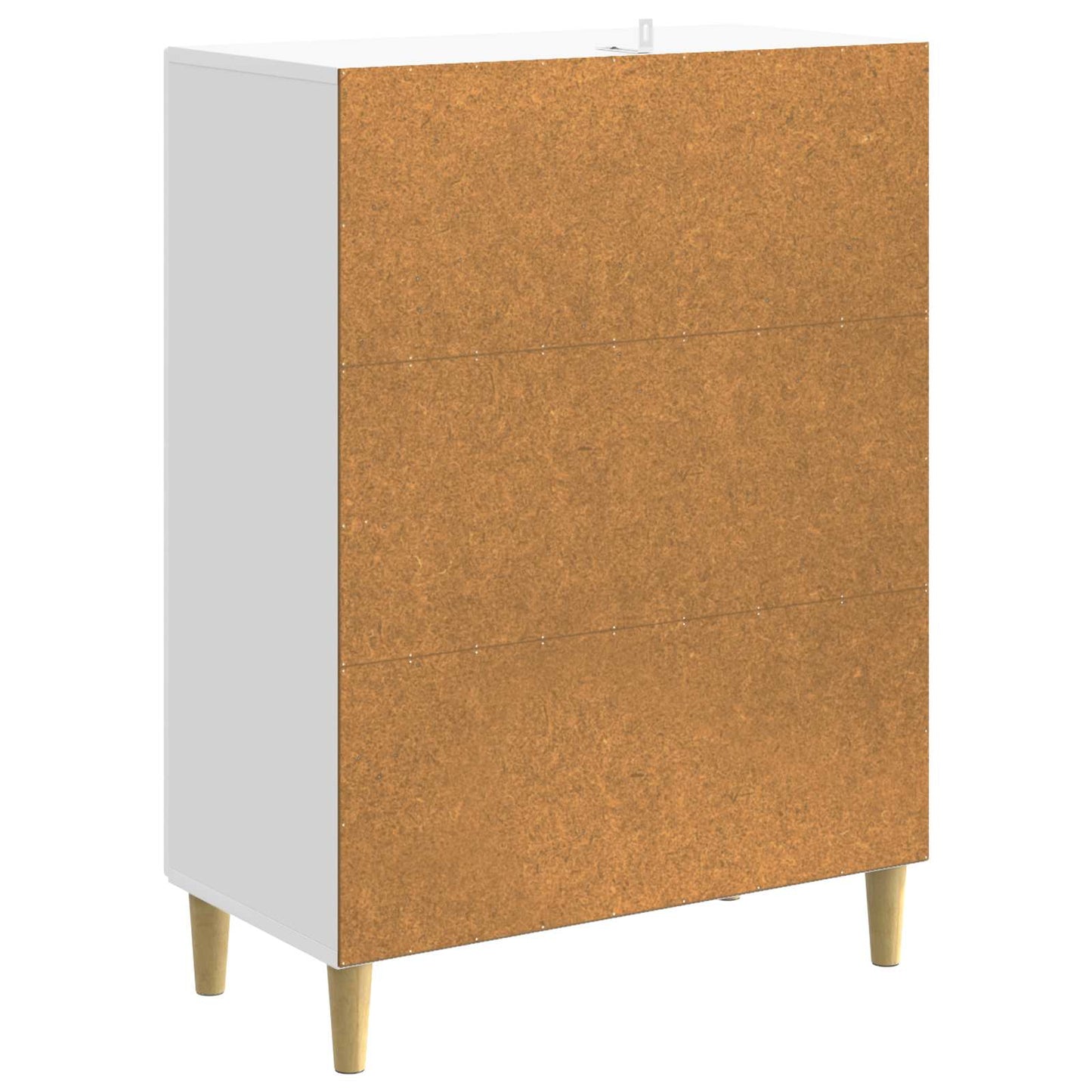 Fiókos szekrény Magasfényű Fehér 66 x 34,5 x 90 cm Szerelt Fa