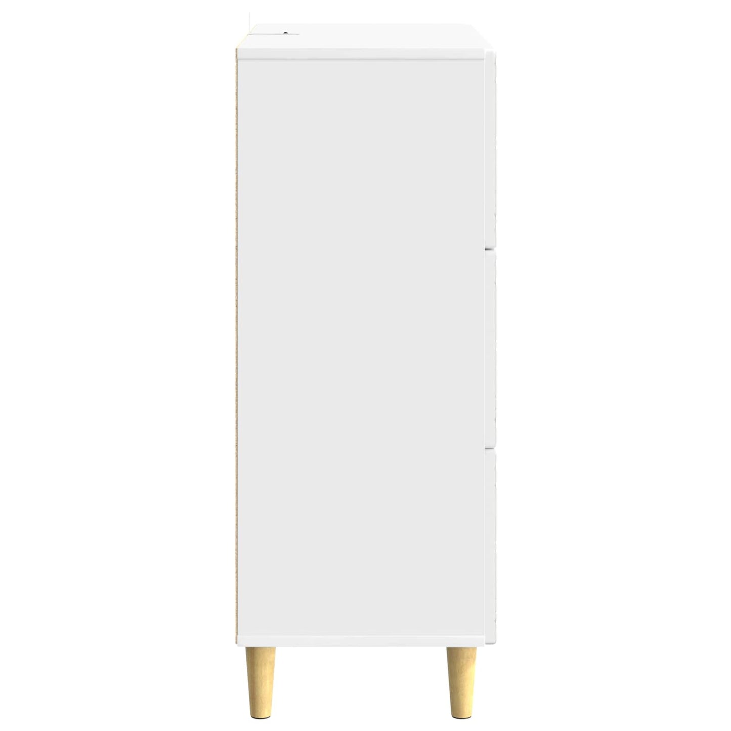 Fiókos szekrény Magasfényű Fehér 66 x 34,5 x 90 cm Szerelt Fa