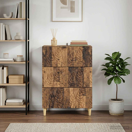 Fiókos szekrény Antik Fa 66 x 34,5 x 90 cm Szerelt Fa