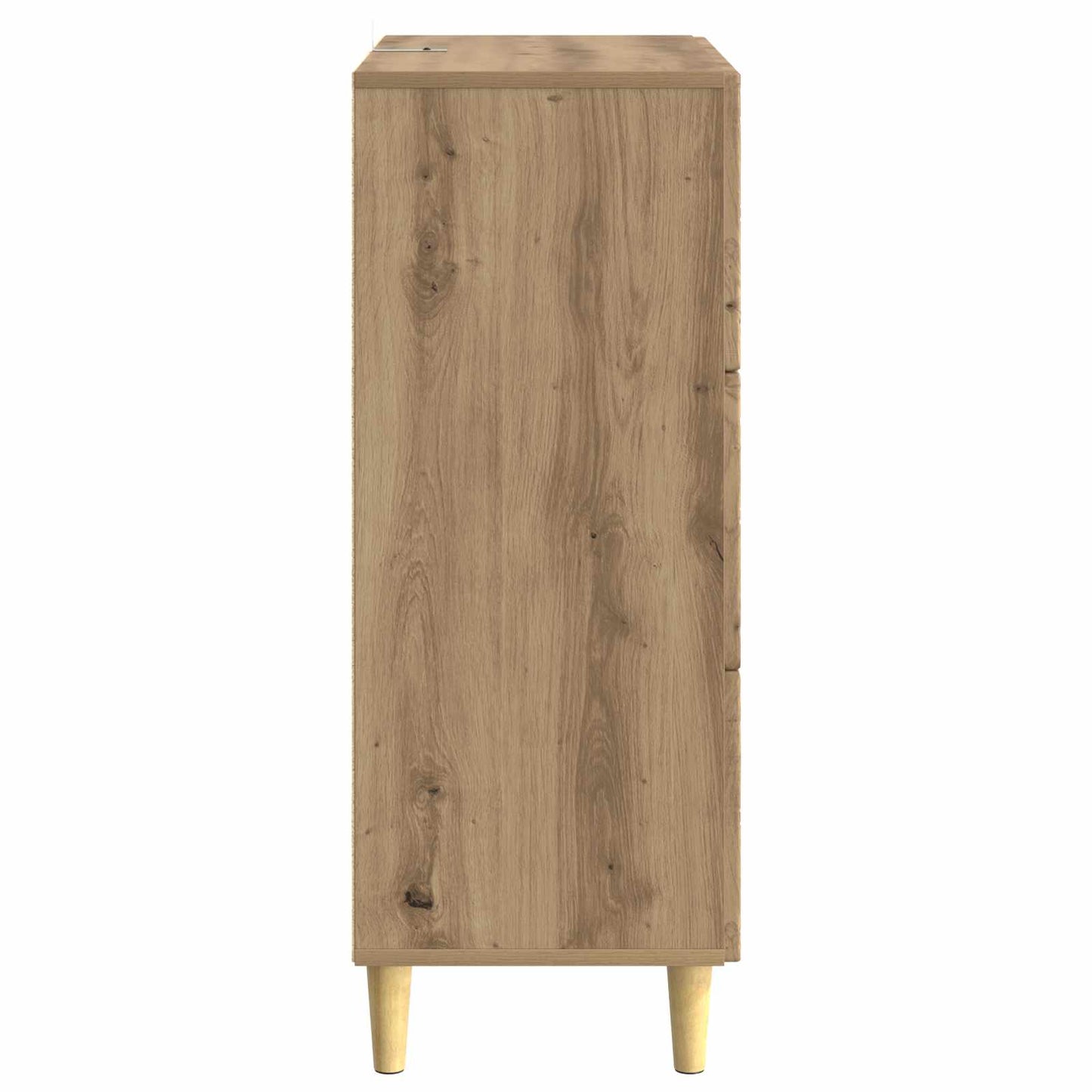 Fiókos szekrény 66 x 34,5 x 90 cm Szerelt Fa Kézműves Tölgy