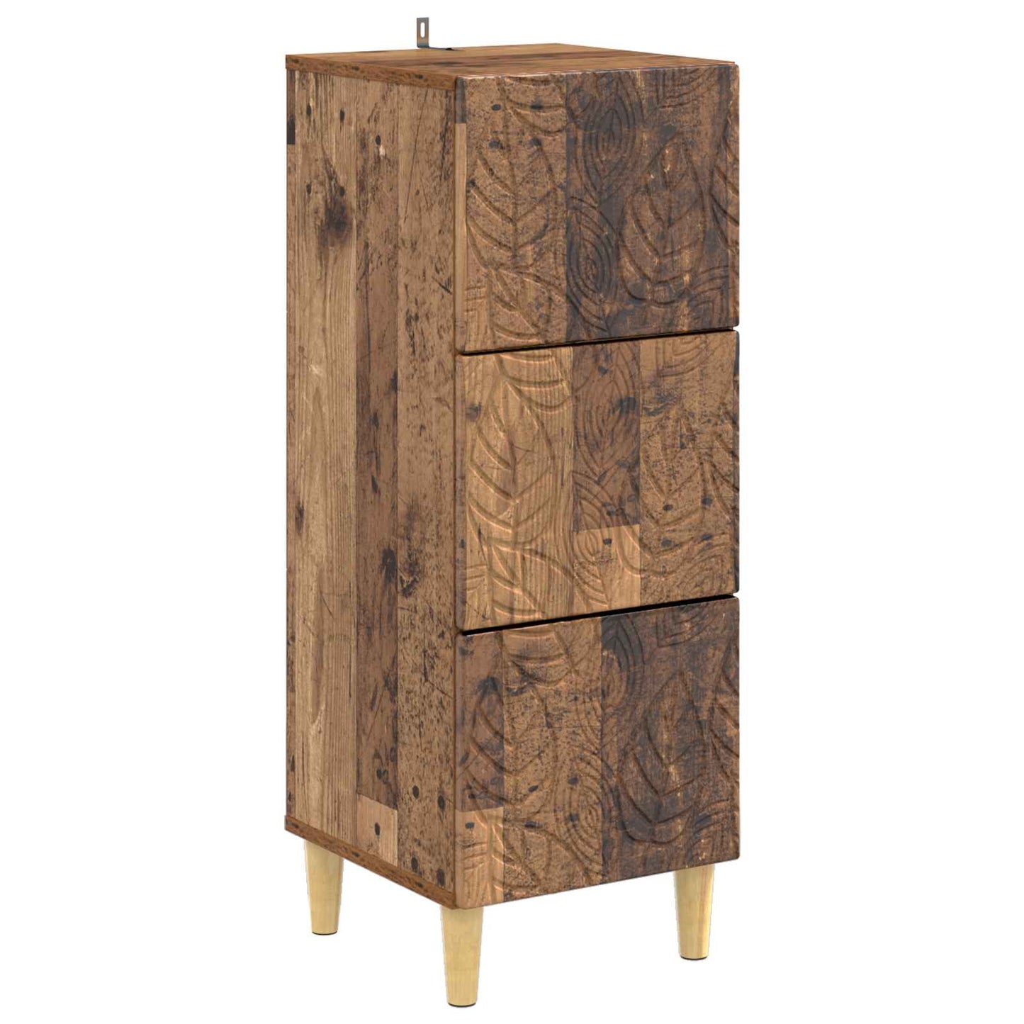 Fiókos szekrény Antik Fa 33 x 34,5 x 90 cm Szerelt Fa
