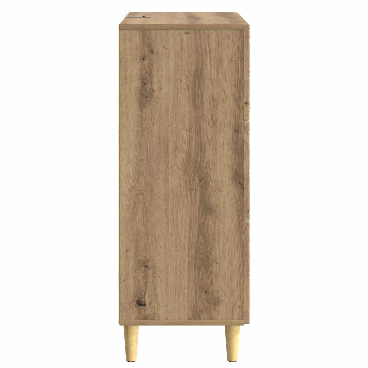 Fiókos szekrény 33 x 34,5 x 90 cm Szerelt Fa Kézműves Tölgy