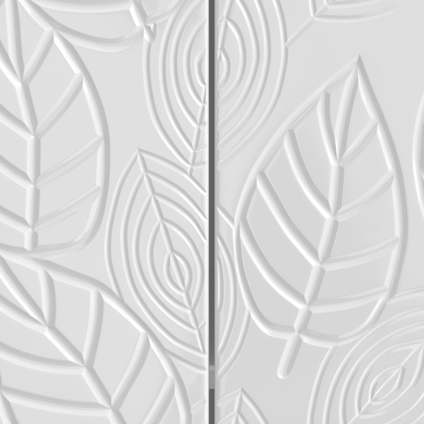 Széf Magasfényű Fehér 89 x 34,5 x 80 cm Szerelt Fa