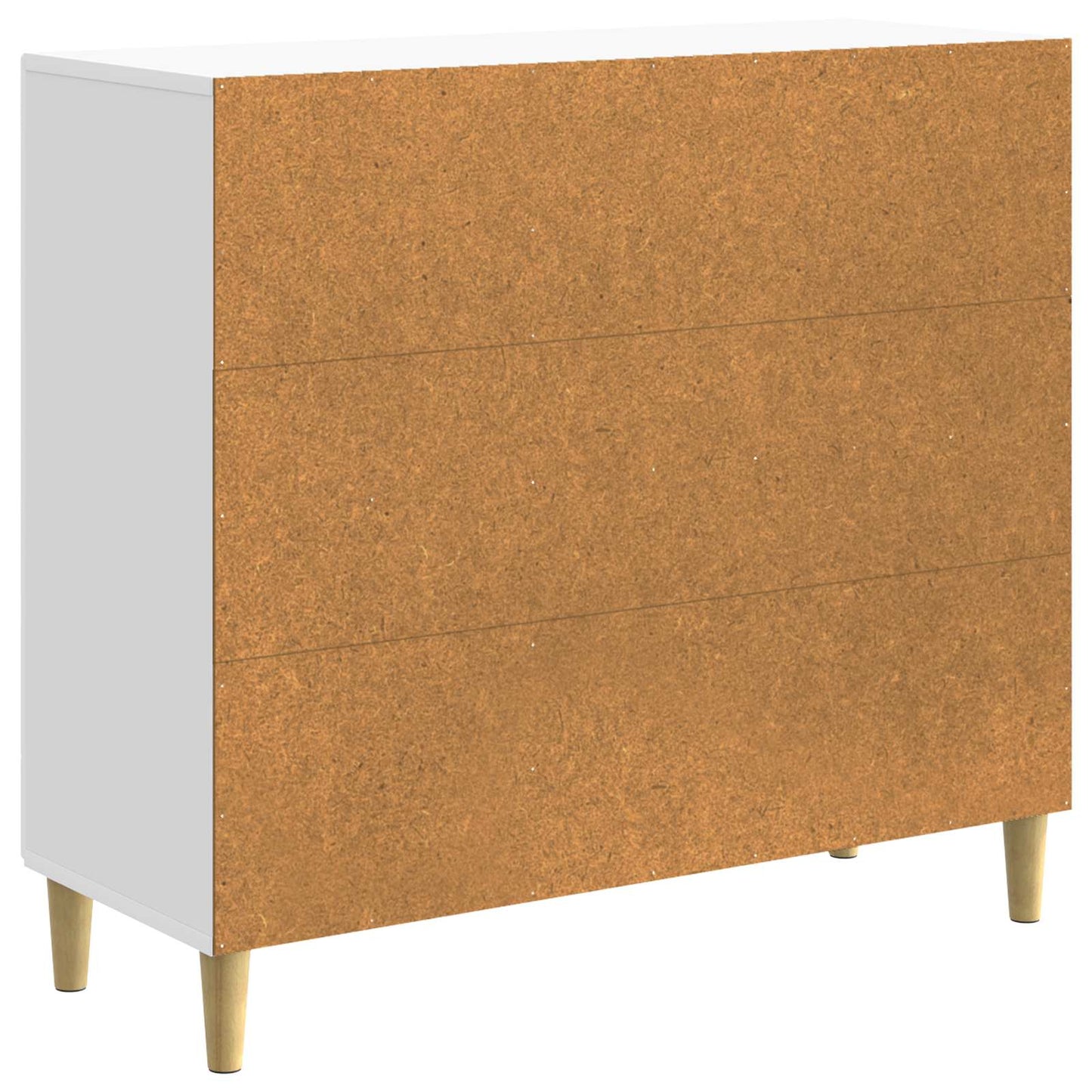 Széf Magasfényű Fehér 89 x 34,5 x 80 cm Szerelt Fa