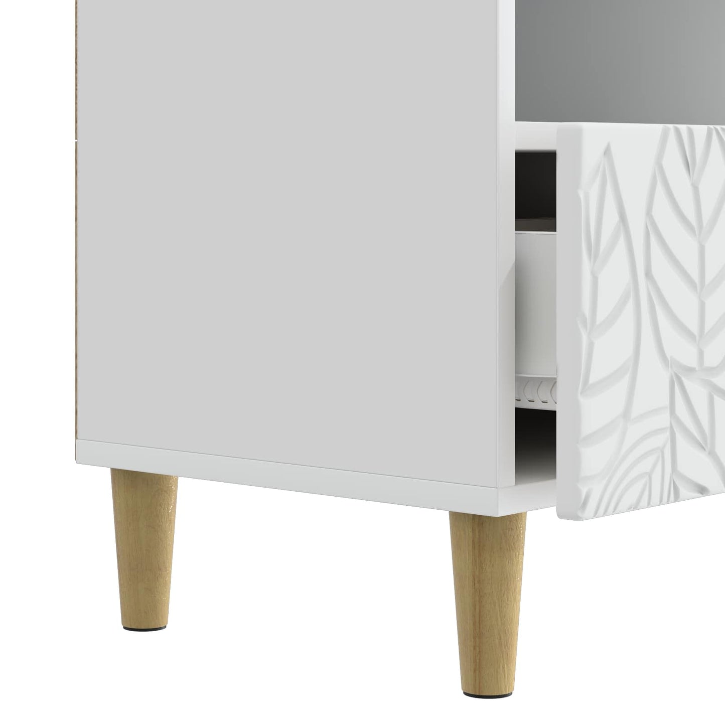 TV szekrény 102 x 34,5 x 50 cm Fehér Szerelt Fa