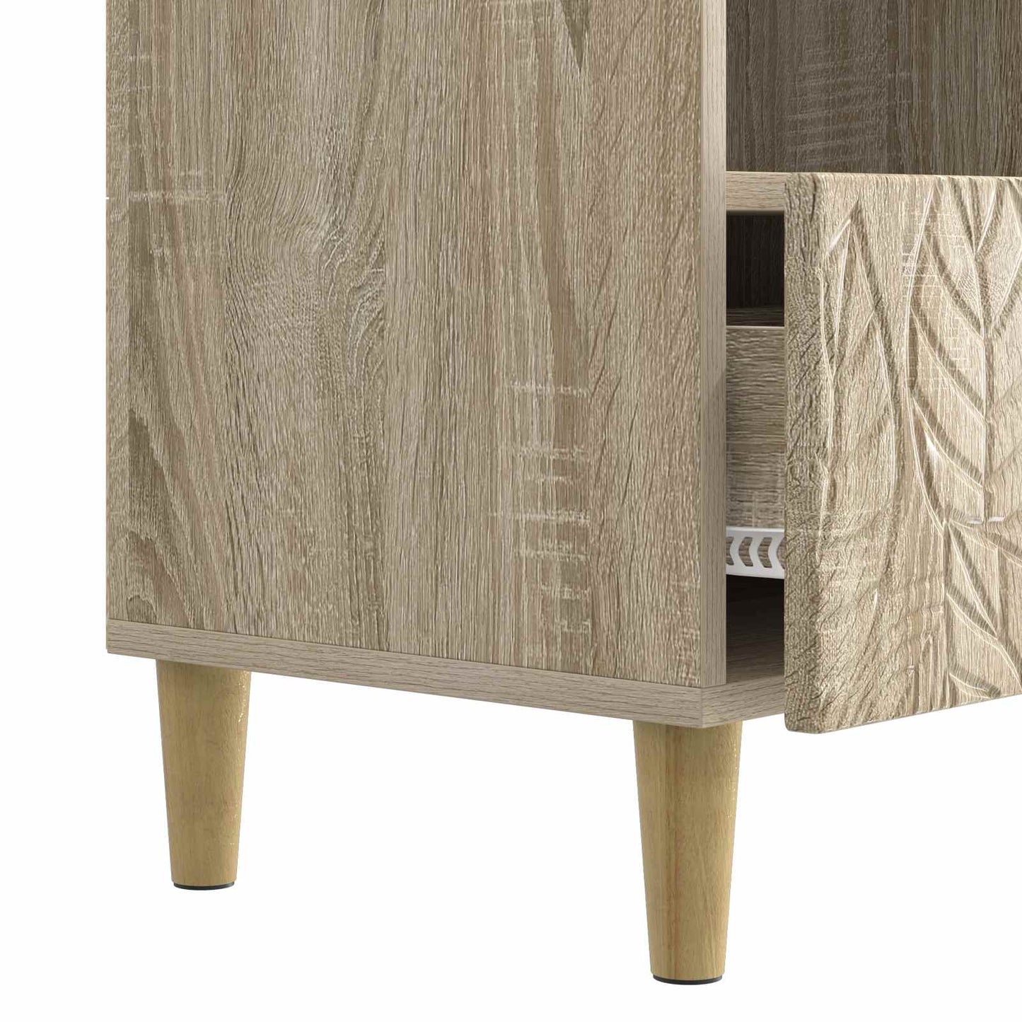 TV szekrény 102 x 34,5 x 50 cm Sonoma Tölgy Szerelt Fa