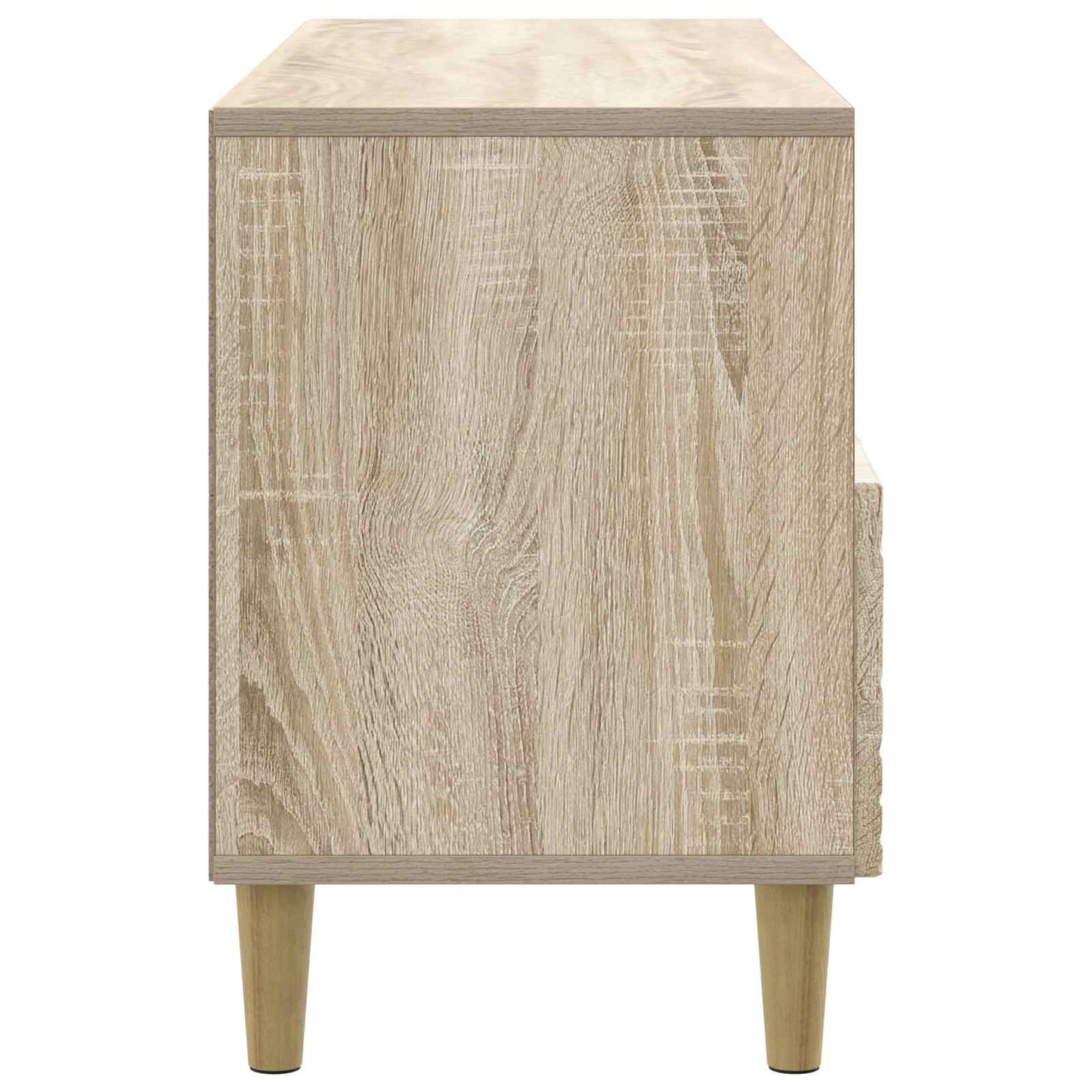 TV szekrény 102 x 34,5 x 50 cm Sonoma Tölgy Szerelt Fa