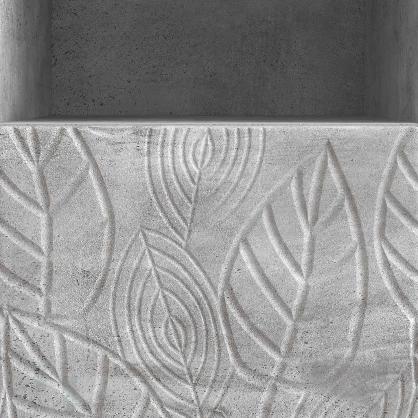 TV szekrény 102 x 34,5 x 50 cm Betonszürke Szerelt Fa