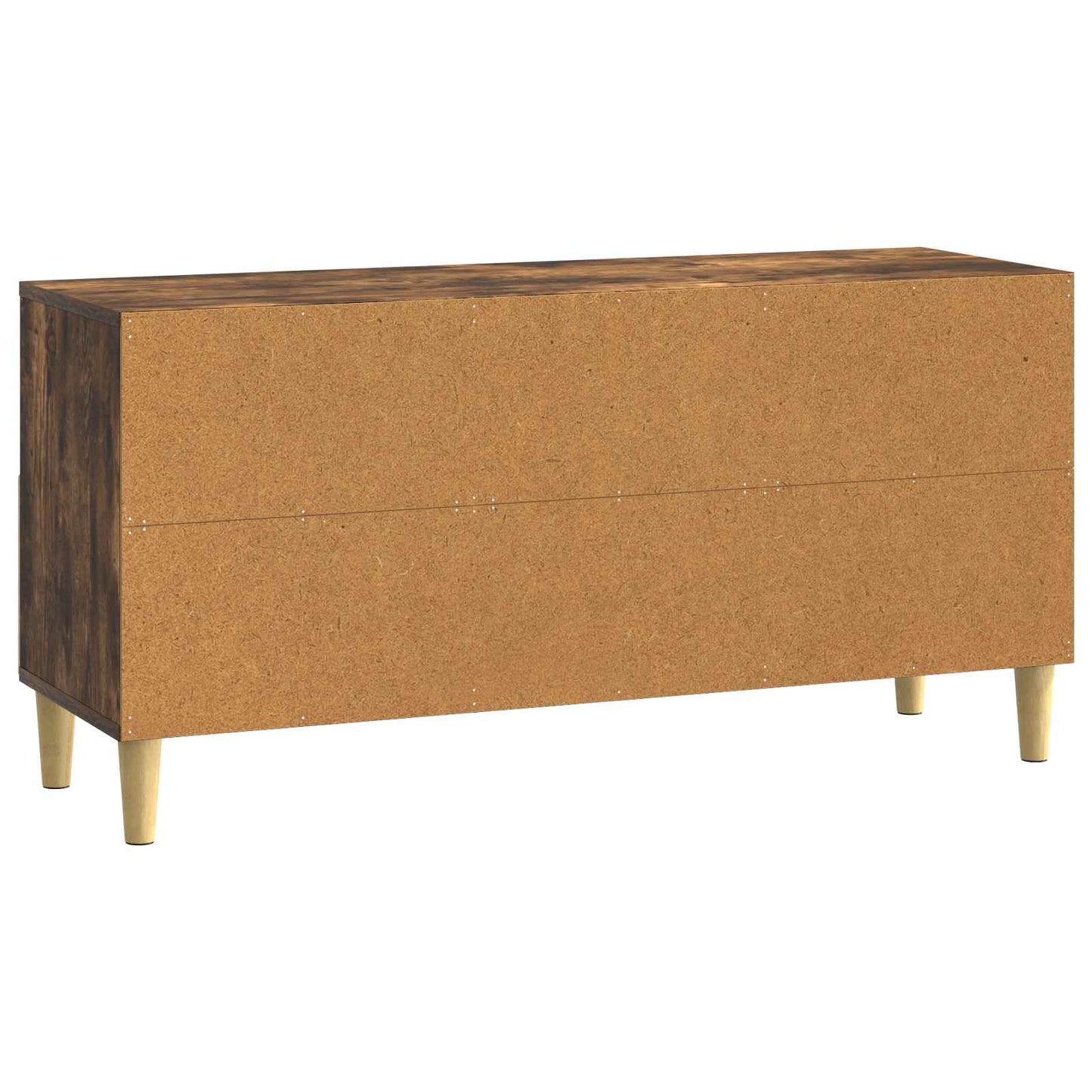 TV szekrény 102 x 34,5 x 50 cm Füstös Tölgy Szerelt Fa