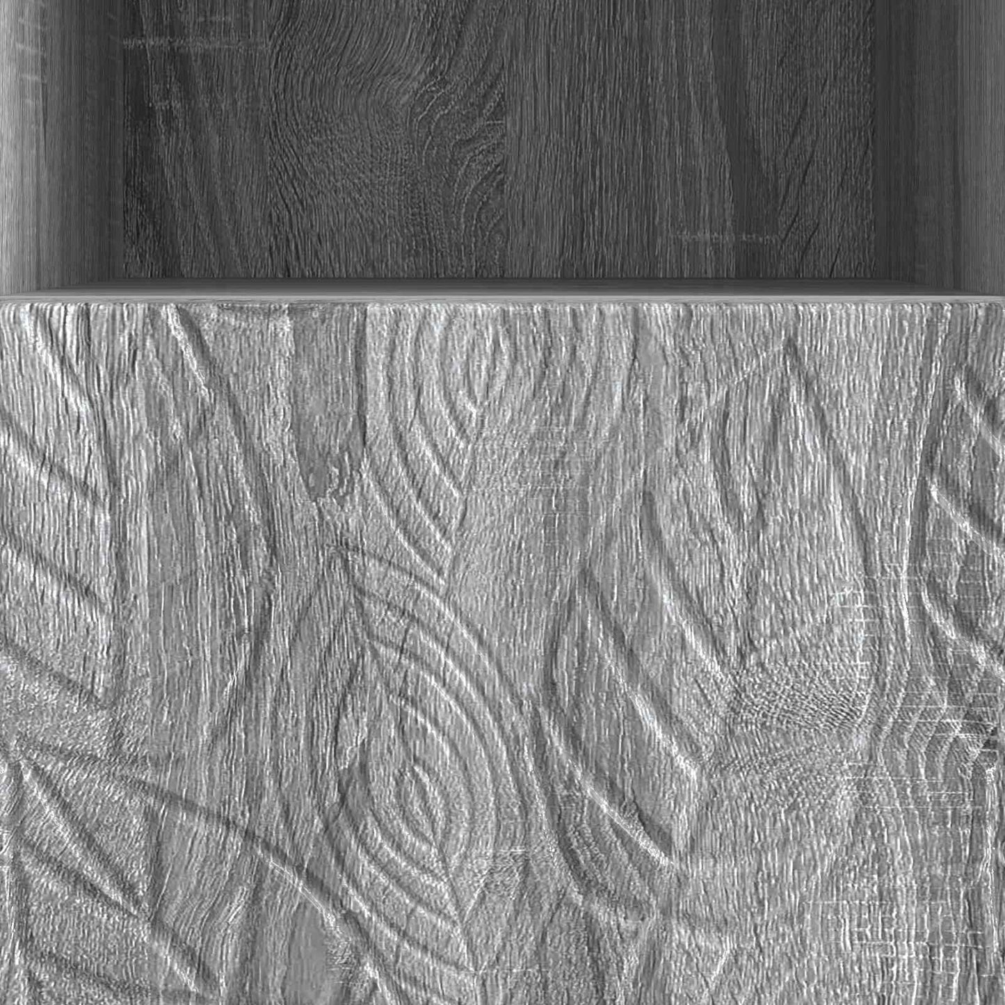 TV szekrény 102 x 34,5 x 50 cm Szürke Sonoma Szerelt Fa