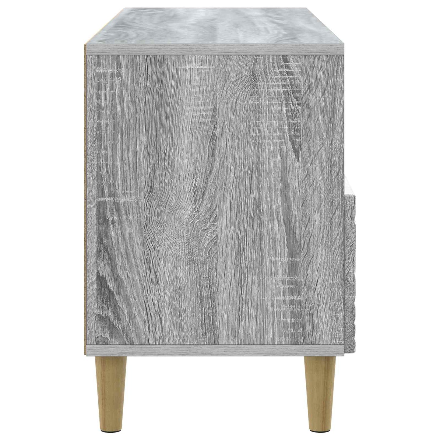 TV szekrény 102 x 34,5 x 50 cm Szürke Sonoma Szerelt Fa
