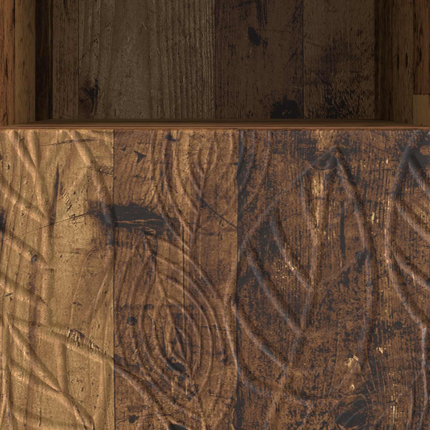TV szekrény 102 x 34,5 x 50 cm Antik Fa Szerelt Fa