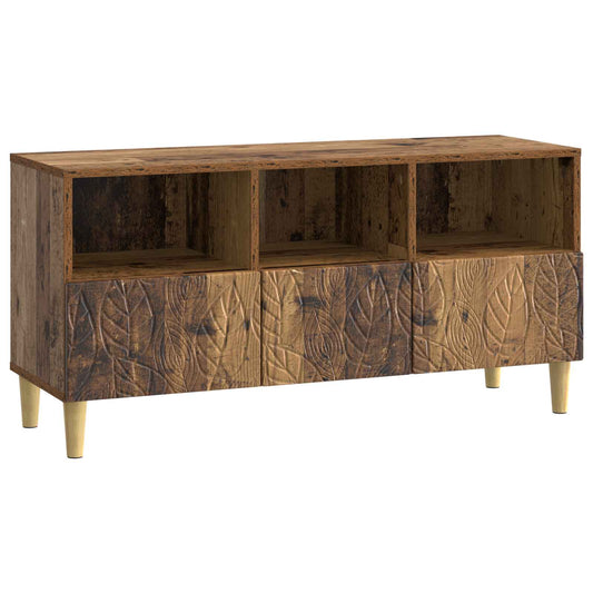 TV szekrény 102 x 34,5 x 50 cm Antik Fa Szerelt Fa