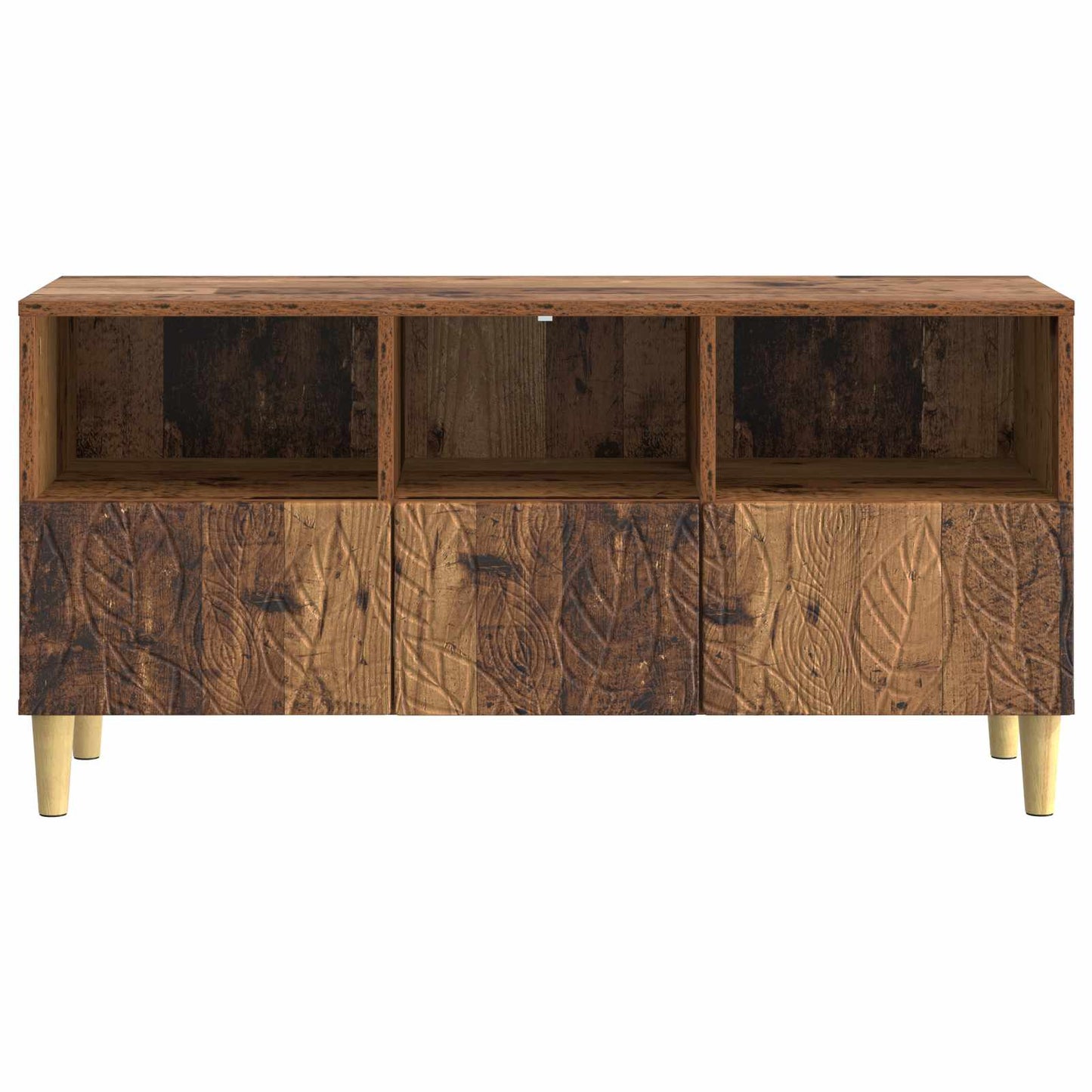 TV szekrény 102 x 34,5 x 50 cm Antik Fa Szerelt Fa
