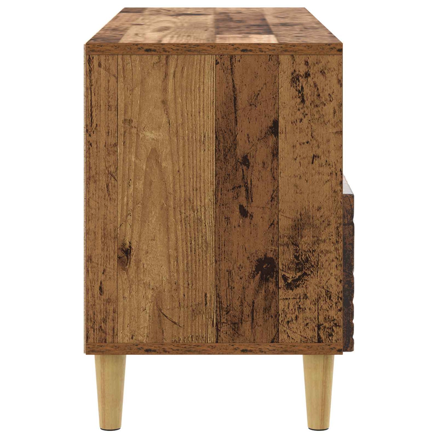 TV szekrény 102 x 34,5 x 50 cm Antik Fa Szerelt Fa