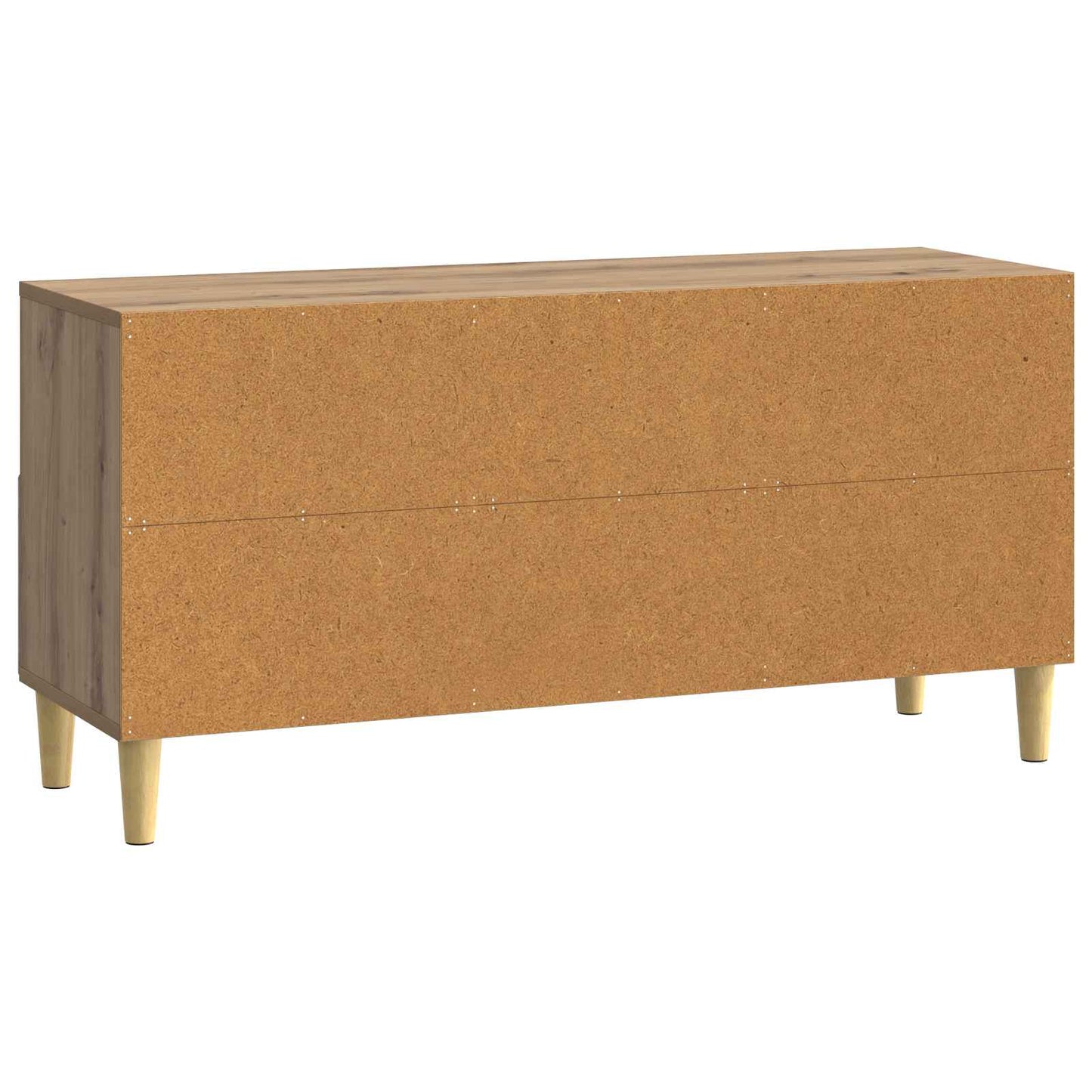 TV szekrény 102 x 34,5 x 50 cm Kézműves Tölgy Szerelt Fa