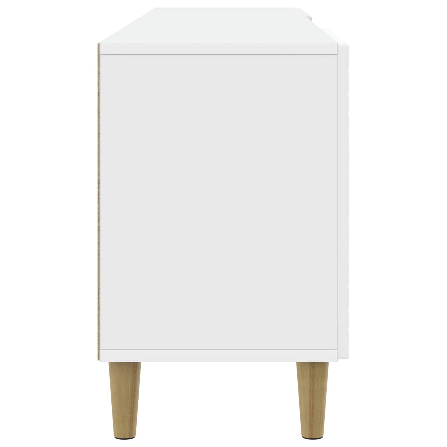 TV szekrény 102 x 34,5 x 50 cm Fehér Szerelt Fa