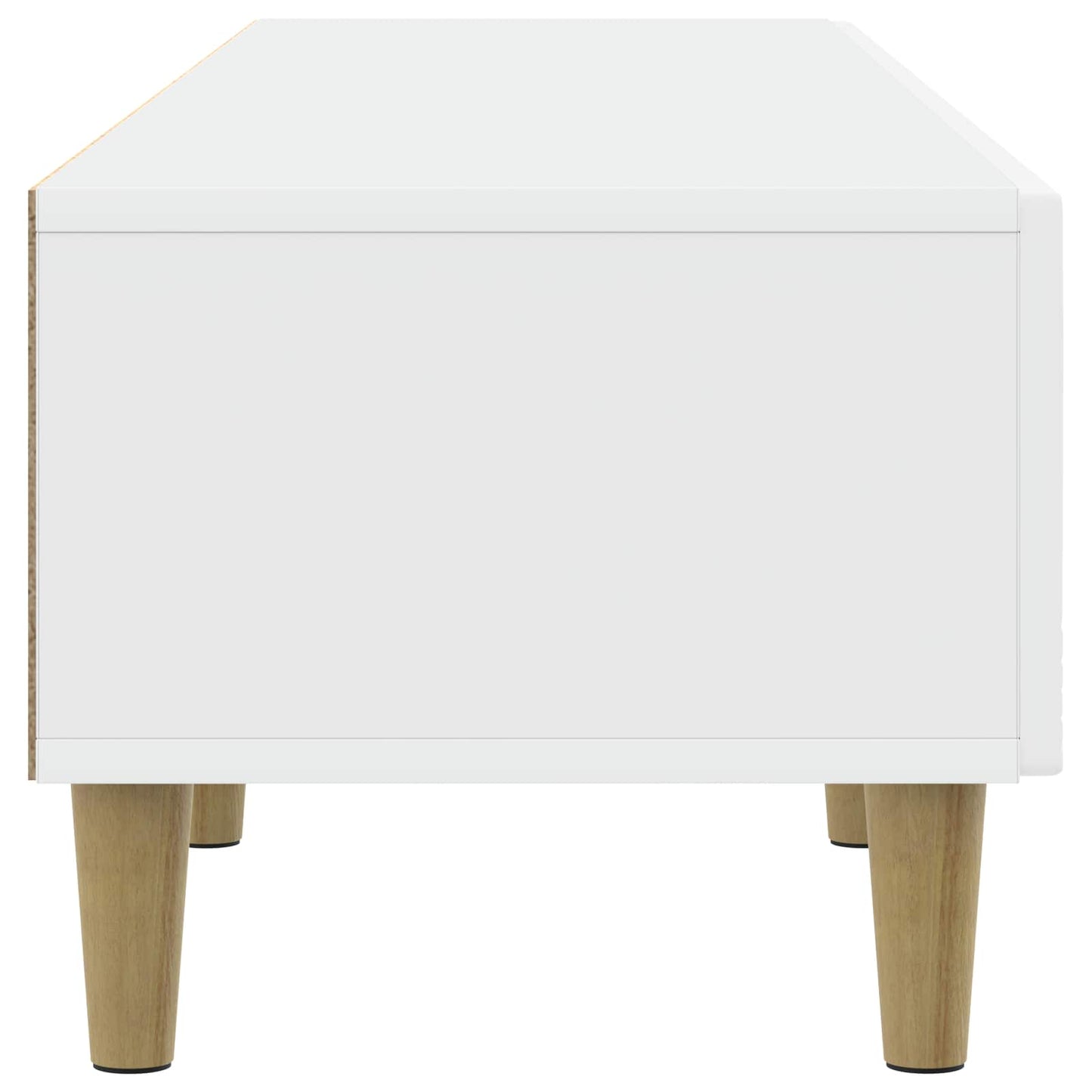 TV szekrény 147 x 34,5 x 30 cm Fehér Szerelt Fa