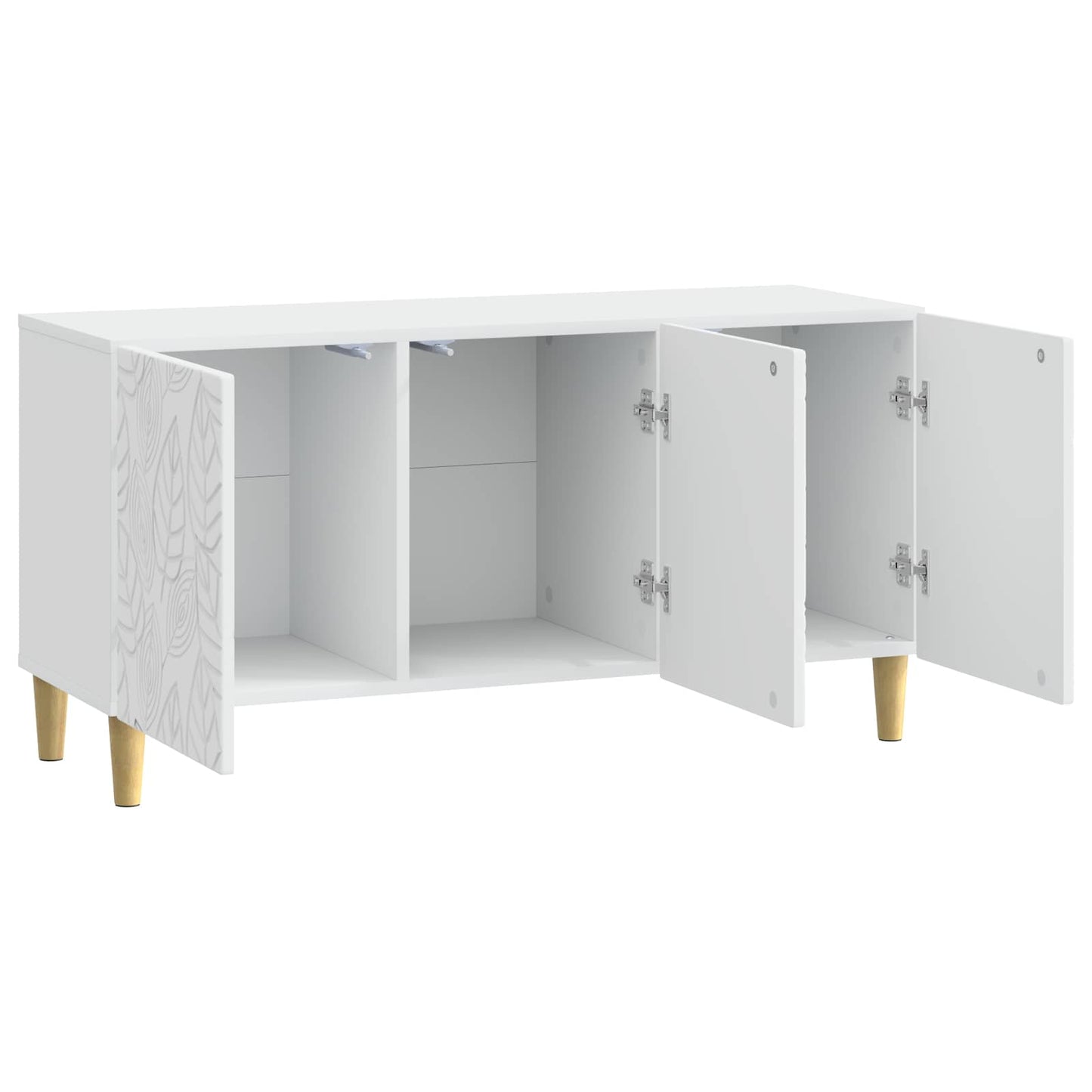 TV szekrény 99 x 34,5 x 50 cm Fehér Szerelt Fa