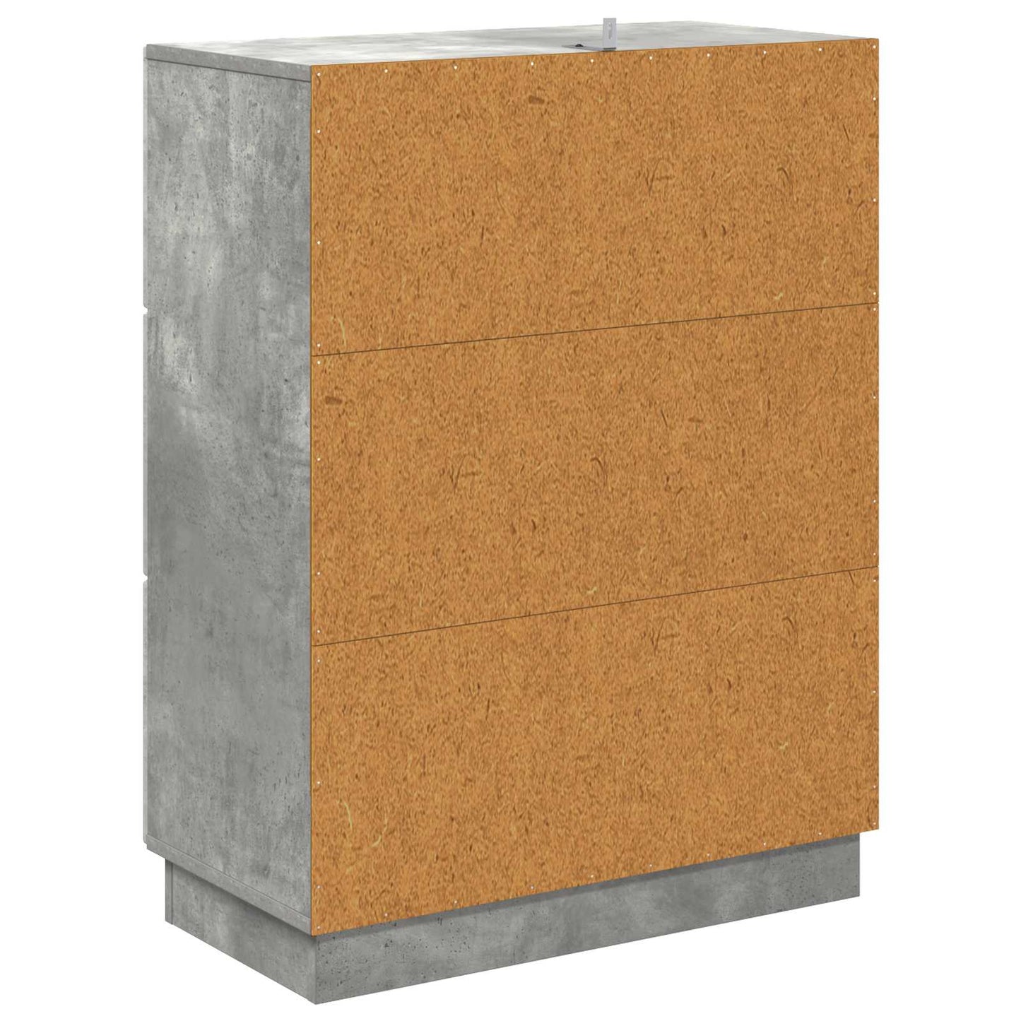 Fiókos szekrény Betonszürke 66 x 34,5 x 87 cm Szerelt Fa