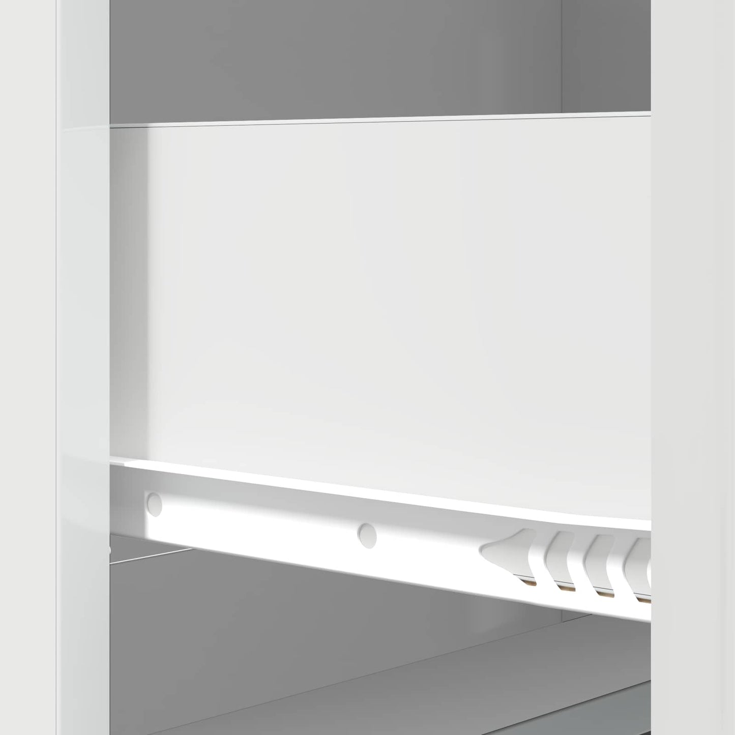 Fiókos szekrény Magasfényű Fehér 66 x 34,5 x 87 cm Szerelt Fa