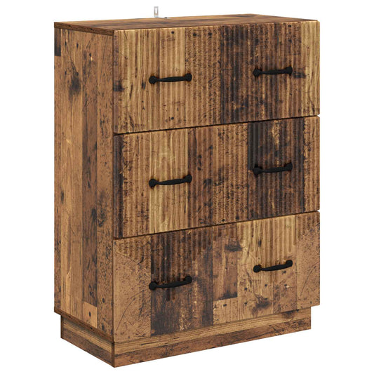 Fiókos szekrény Antik Fa 66 x 34,5 x 87 cm Szerelt Fa