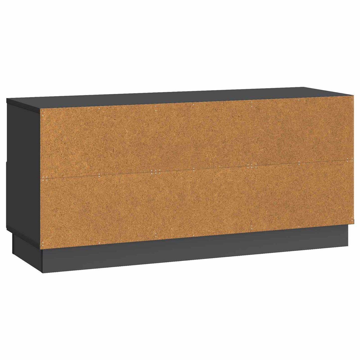 TV szekrény fiókkal Fekete 102 x 34,5 x 47 cm Szerelt Fa