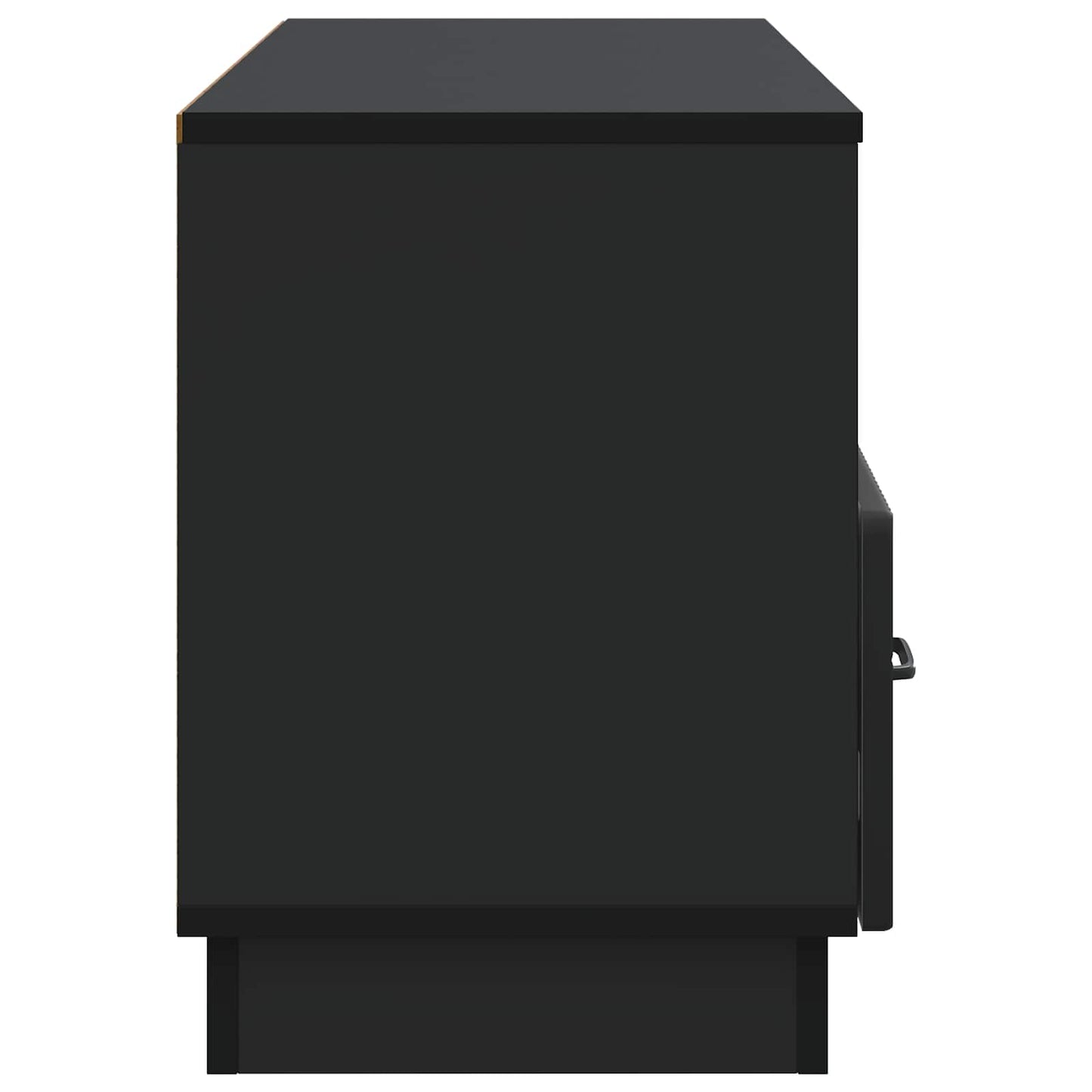 TV szekrény fiókkal Fekete 102 x 34,5 x 47 cm Szerelt Fa