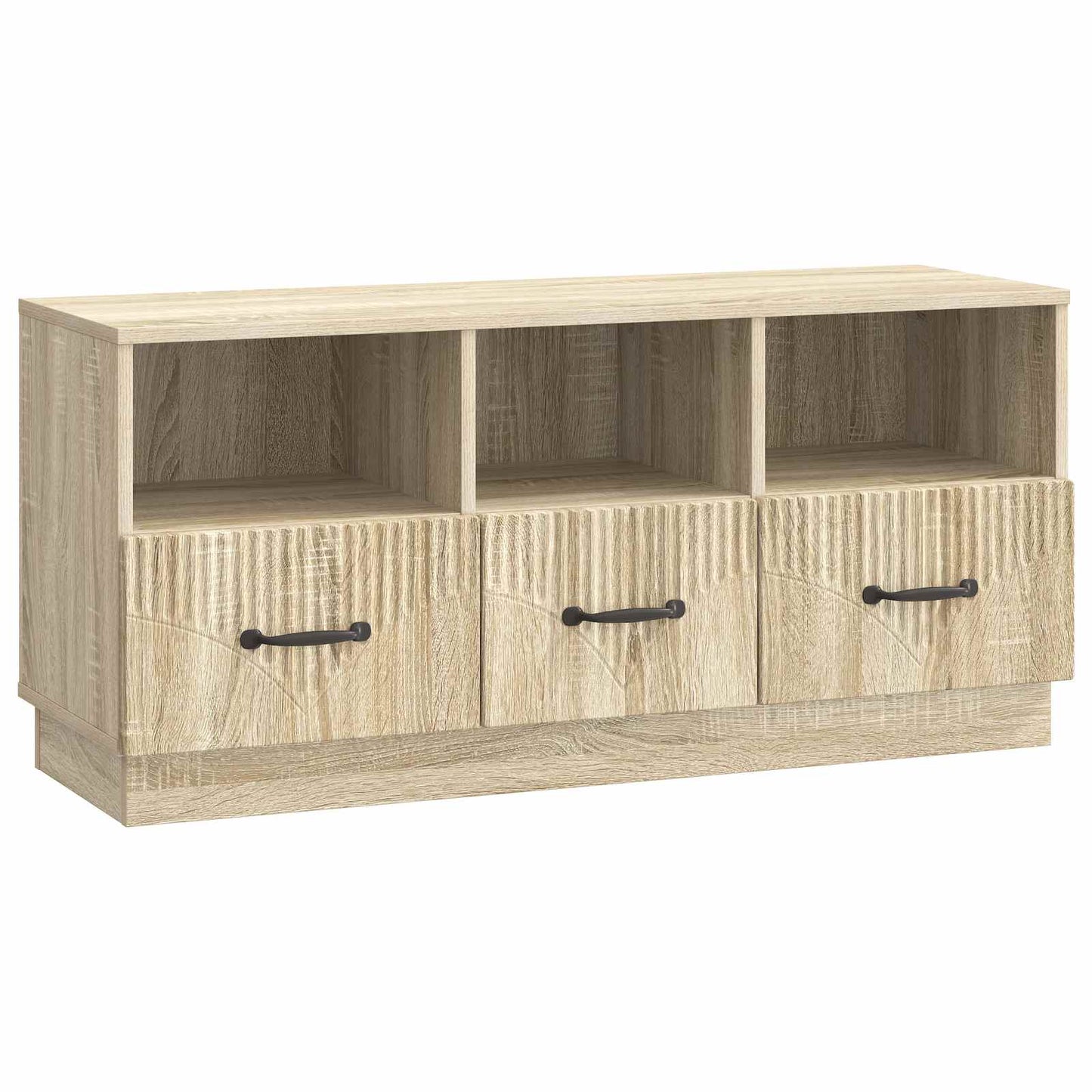 TV szekrény fiókkal Sonoma Tölgy 102 x 34,5 x 47 cm Szerelt Fa