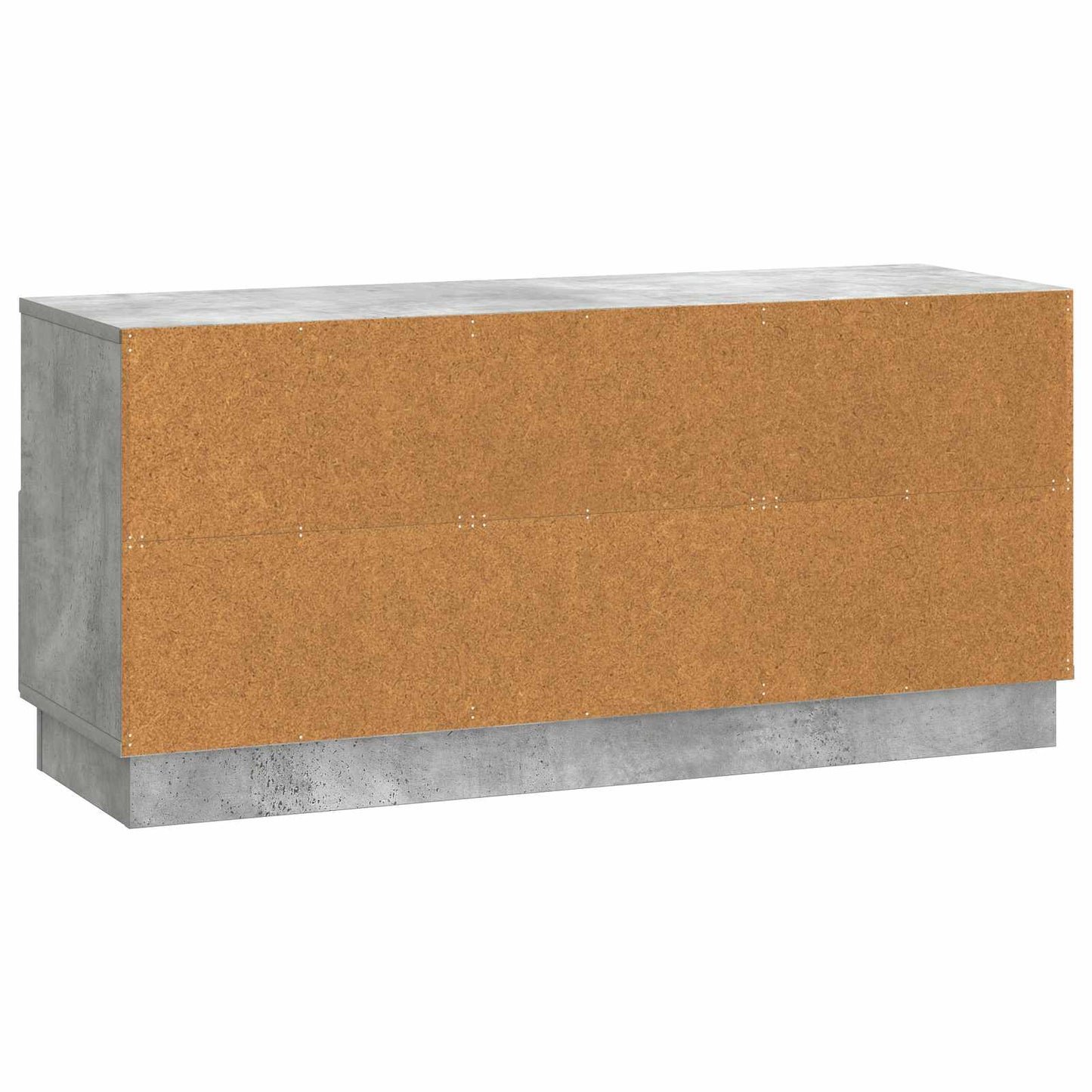TV szekrény fiókkal Betonszürke 102 x 34,5 x 47 cm Szerelt Fa