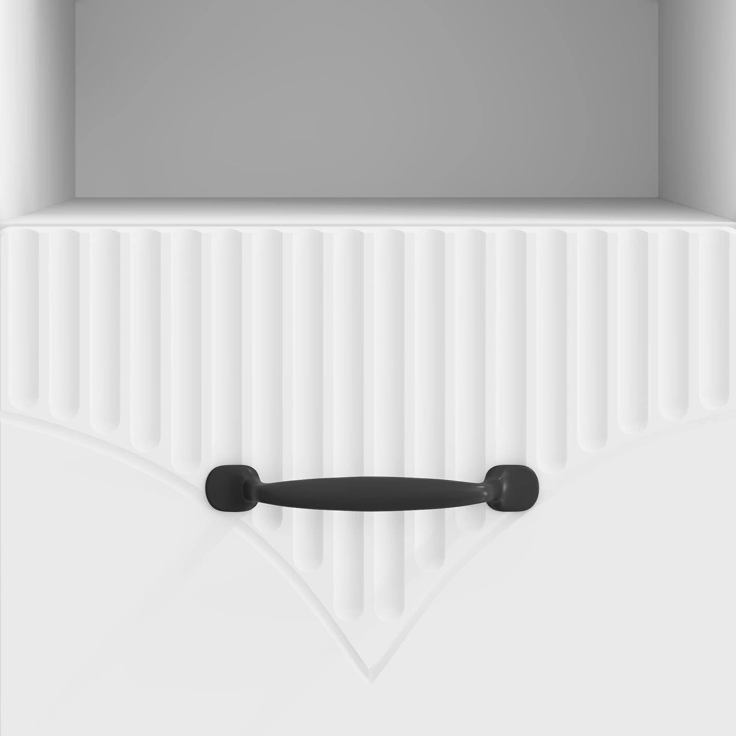 TV szekrény Magasfényű Fehér 102 x 34,5 x 47 cm Szerelt Fa
