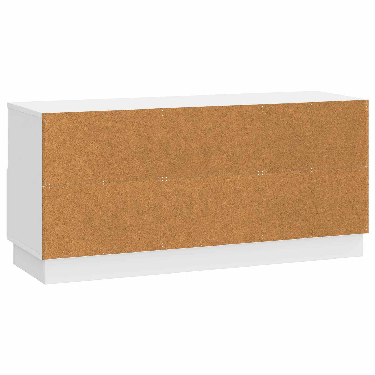 TV szekrény Magasfényű Fehér 102 x 34,5 x 47 cm Szerelt Fa