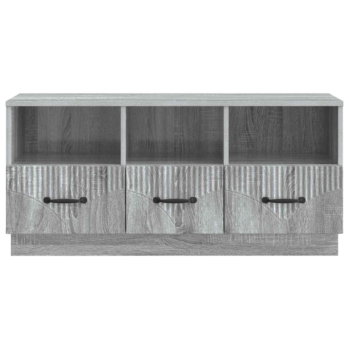 TV szekrény fiókkal Szürke Sonoma 102 x 34,5 x 47 cm Szerelt Fa