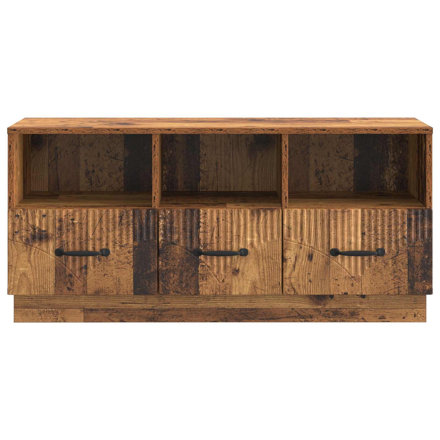 TV szekrény fiókkal Antik Fa 102 x 34,5 x 47 cm Szerelt Fa