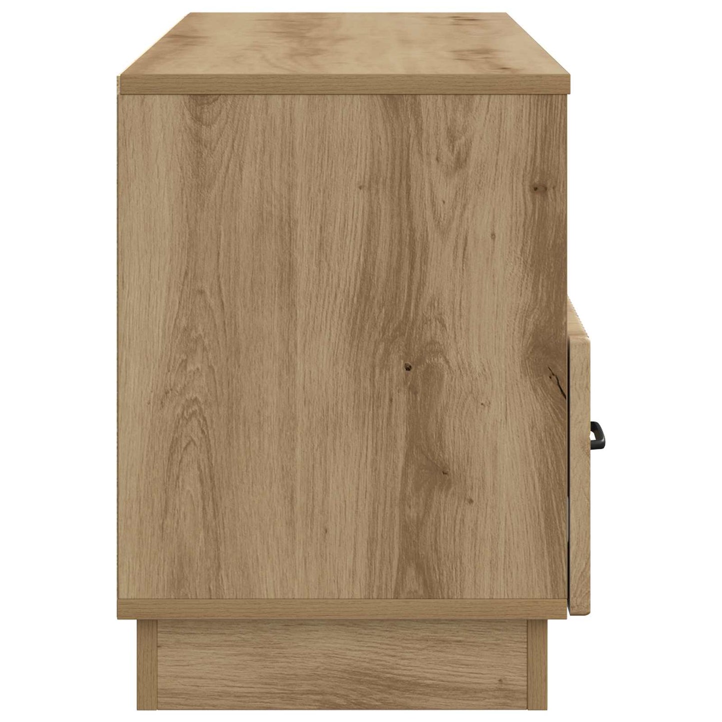 TV szekrény 102 x 34,5 x 47 cm Kézműves Tölgy Szerelt Fa
