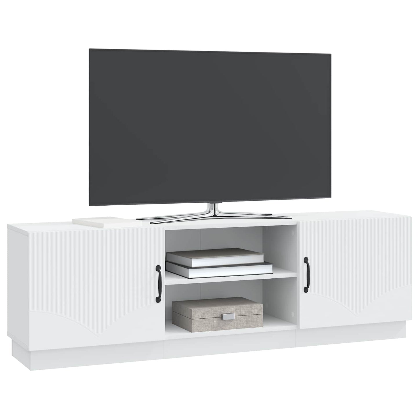 TV szekrény Fehér 150 x 31 x 47 cm Szerelt Fa