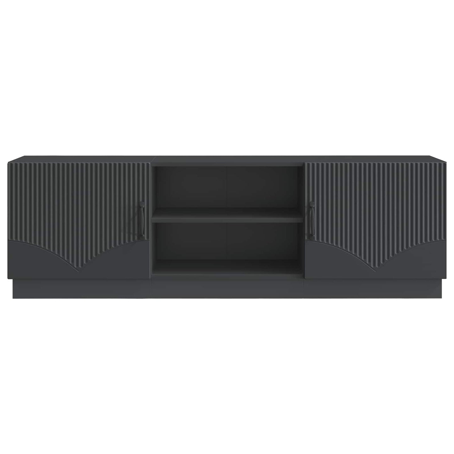 TV szekrény Fekete 150 x 31 x 47 cm Szerelt Fa