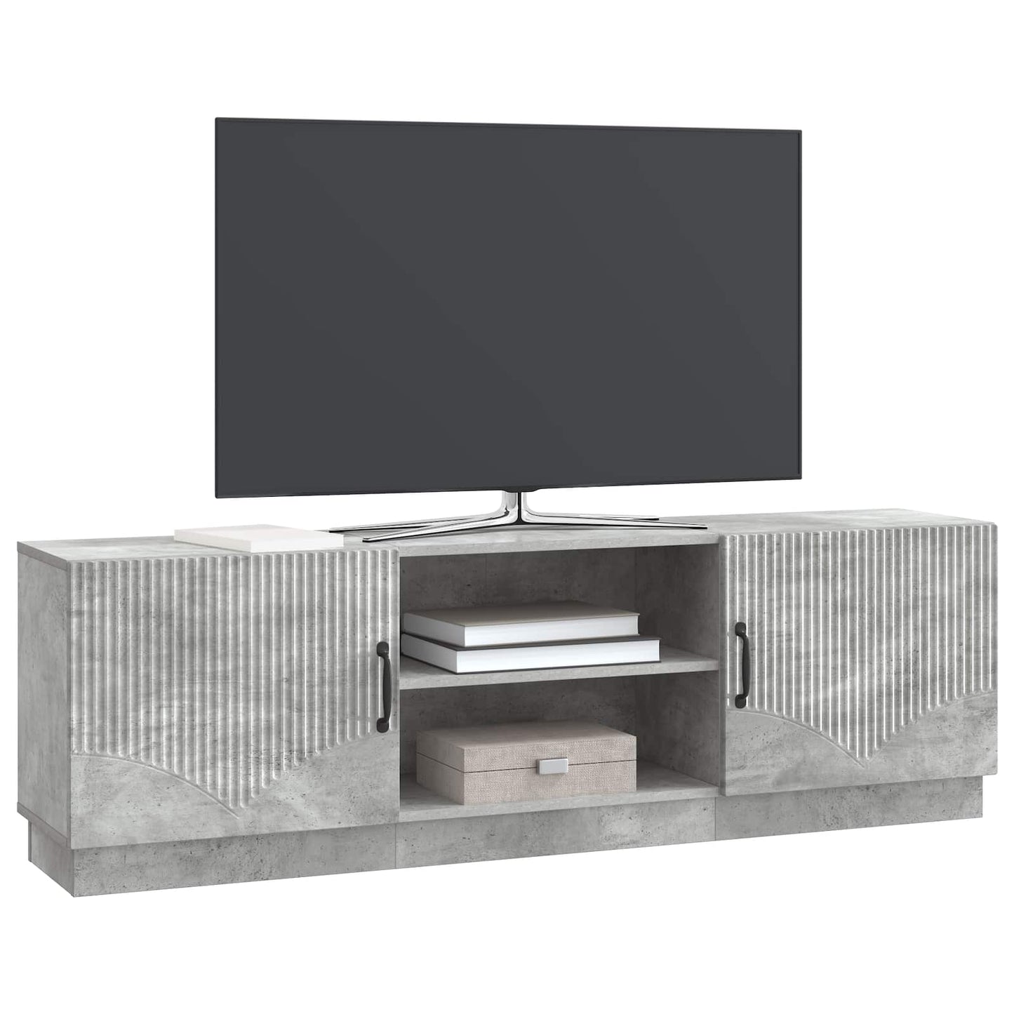 TV szekrény Betonszürke 150 x 31 x 47 cm Szerelt Fa