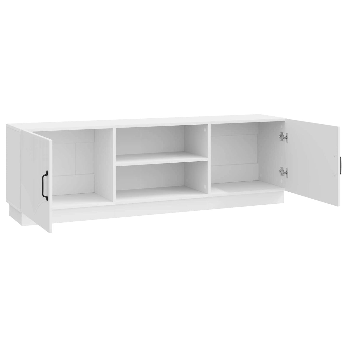 TV szekrény Magasfényű Fehér 150 x 31 x 47 cm Szerelt Fa
